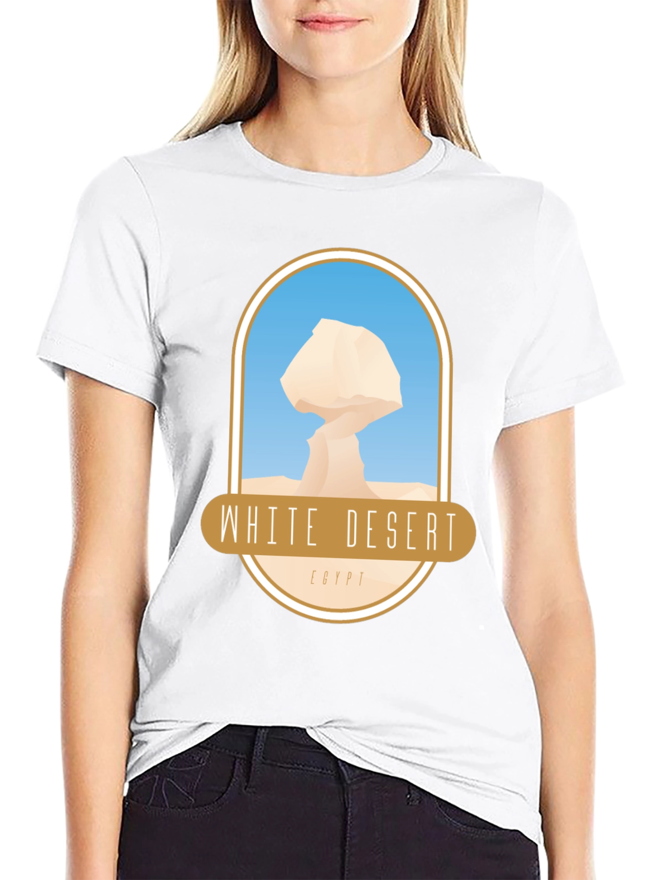 White Desert Egypt T-Shirt
