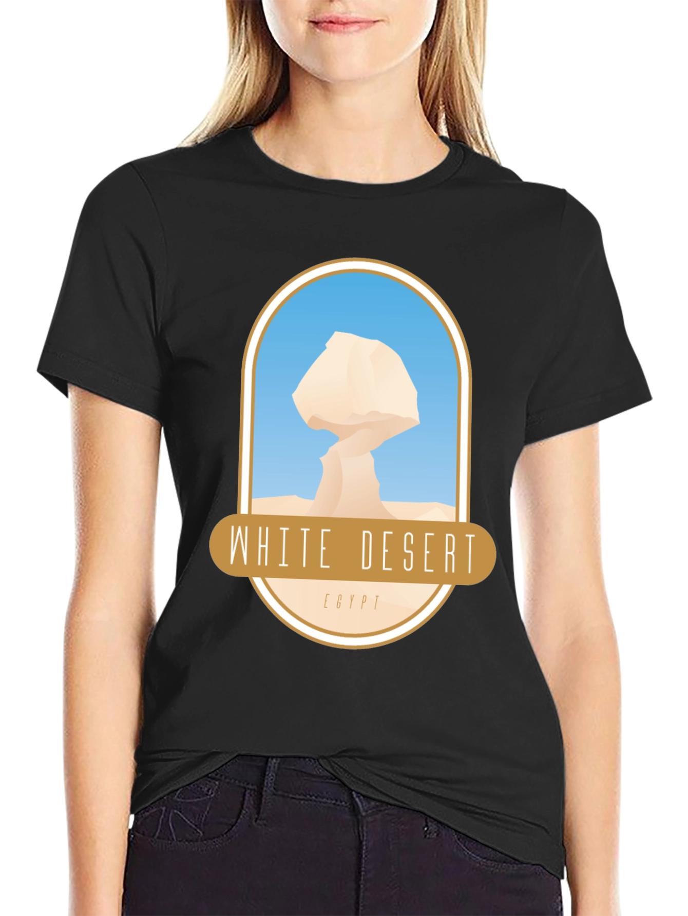 White Desert Egypt T-Shirt