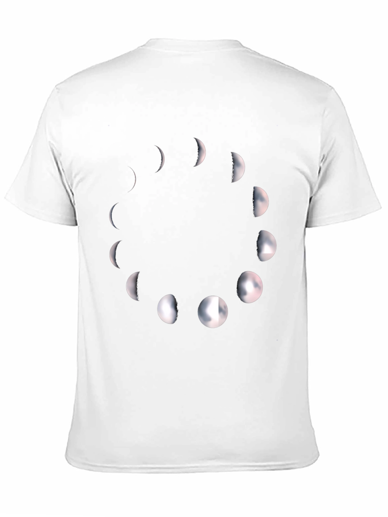 Phases of the Moon Black Graphic Tee