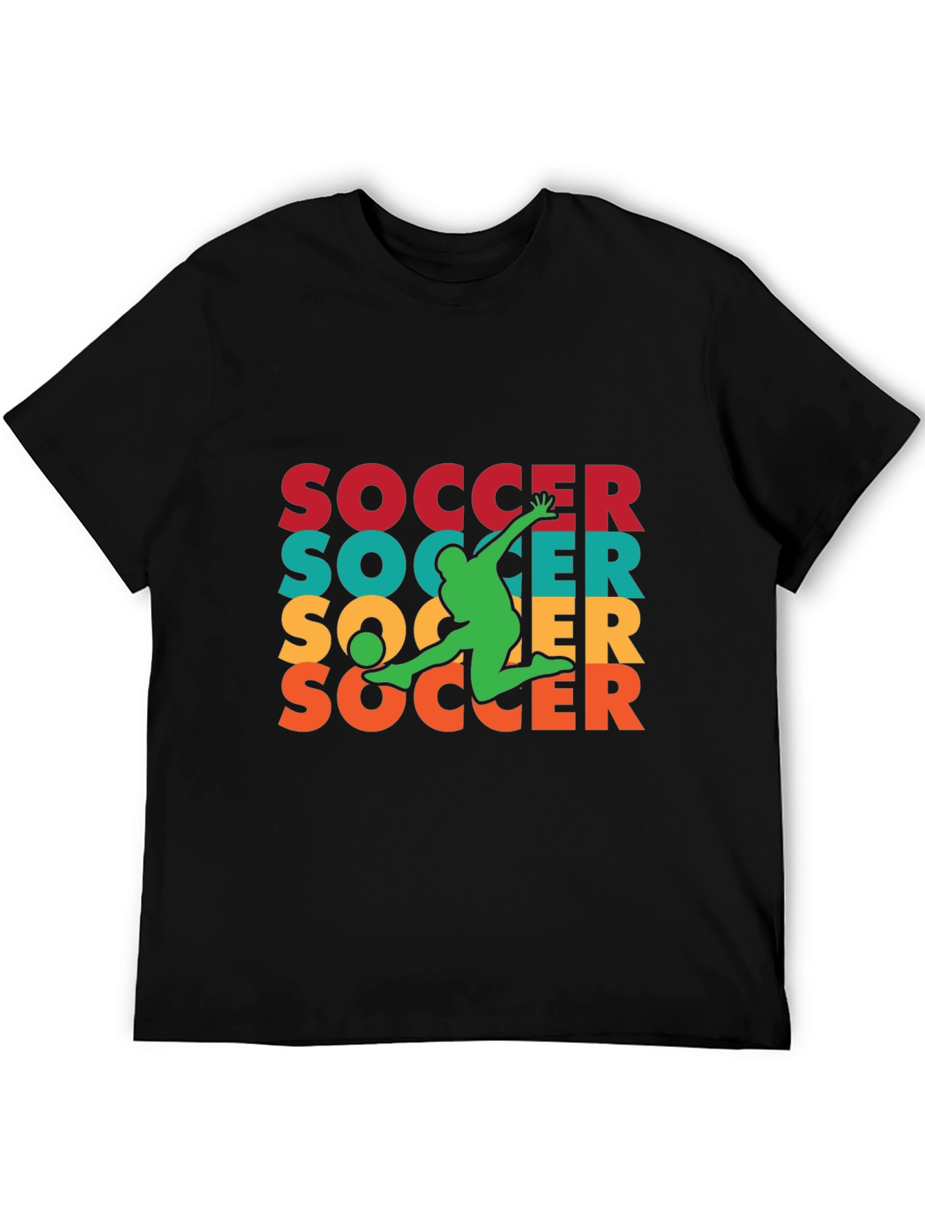 Retro Soccer Player Graphic Tee