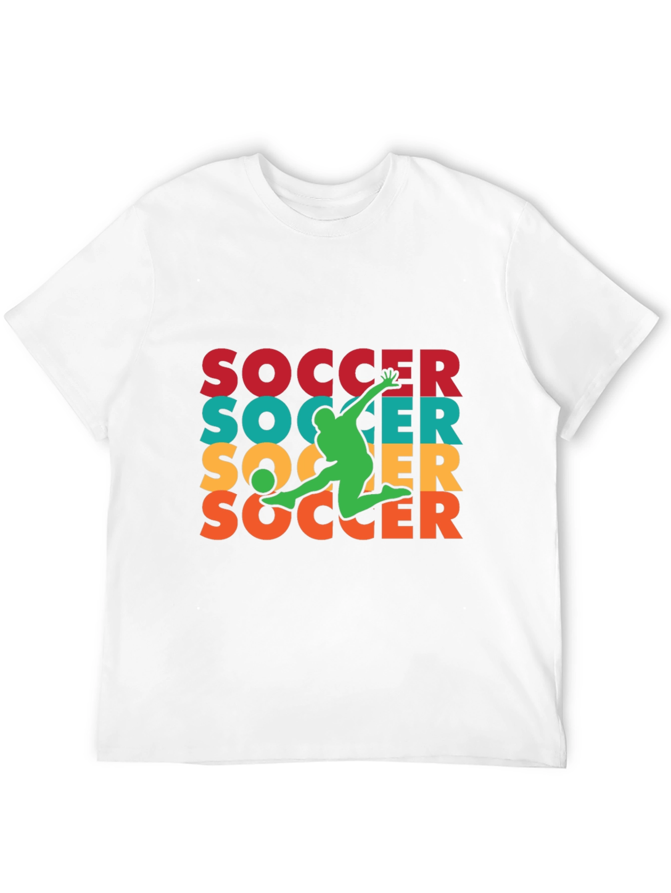 Retro Soccer Player Graphic Tee