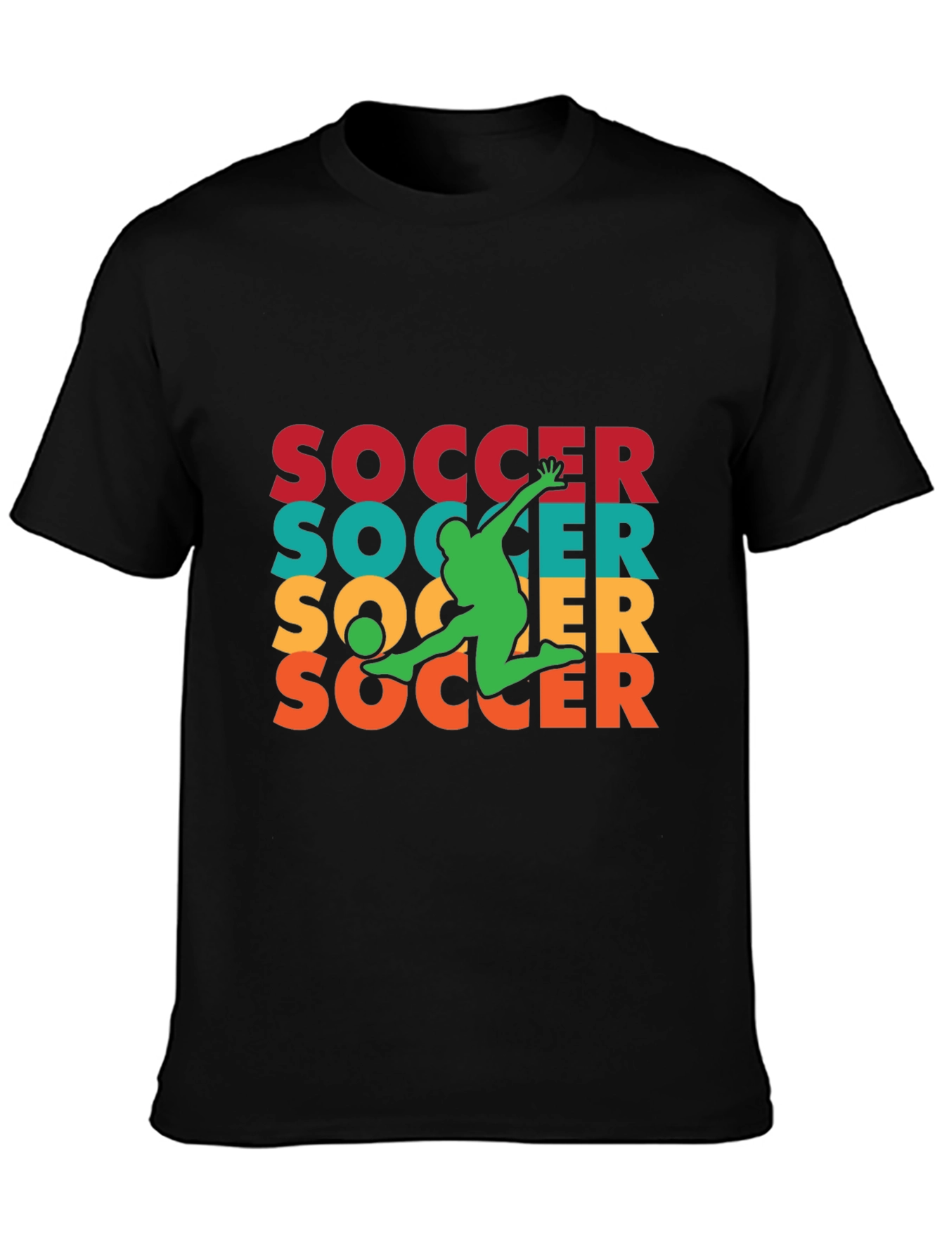 Retro Soccer Player Graphic Tee