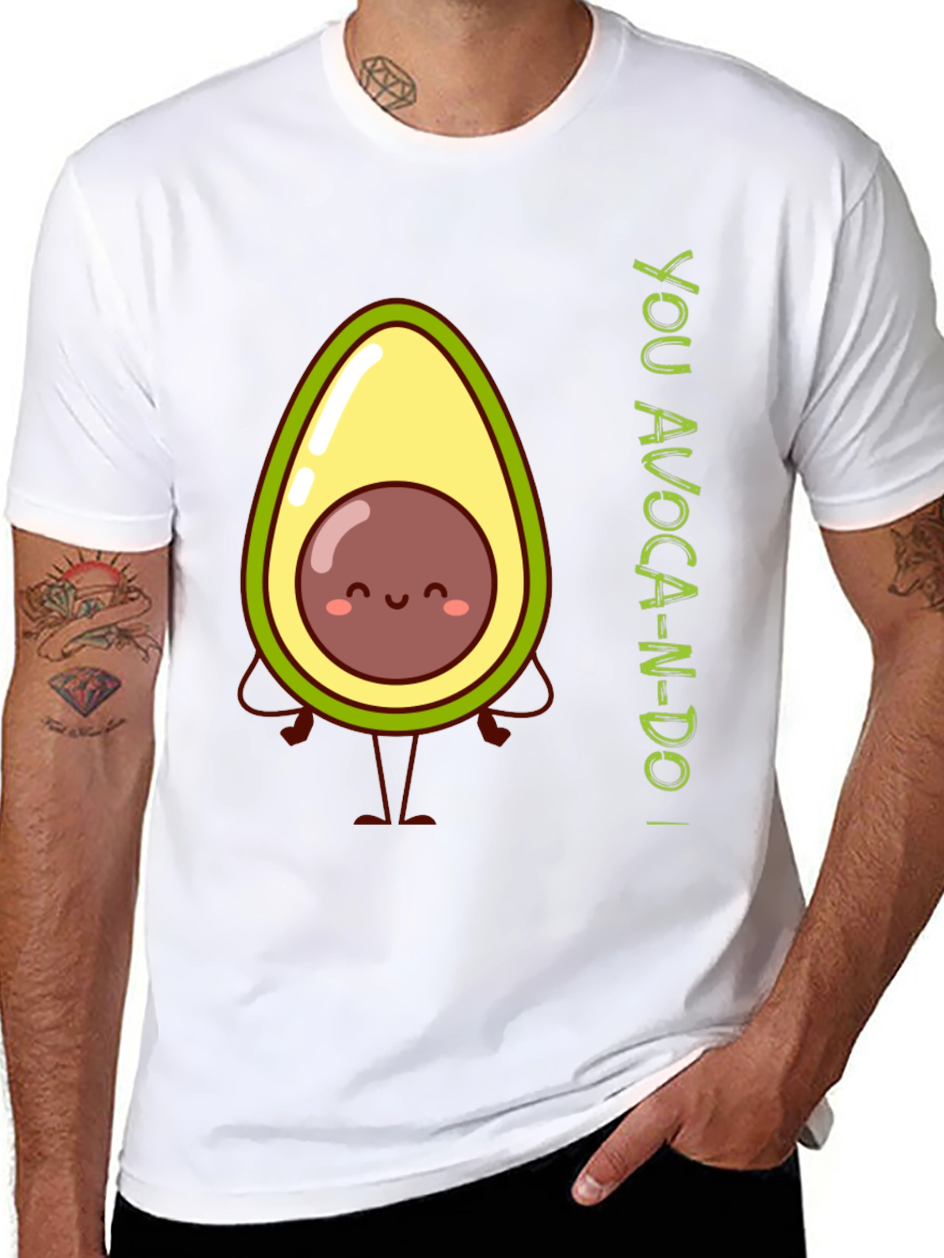 Avocado Pun T-Shirt - You Avoca-n-Do It!
