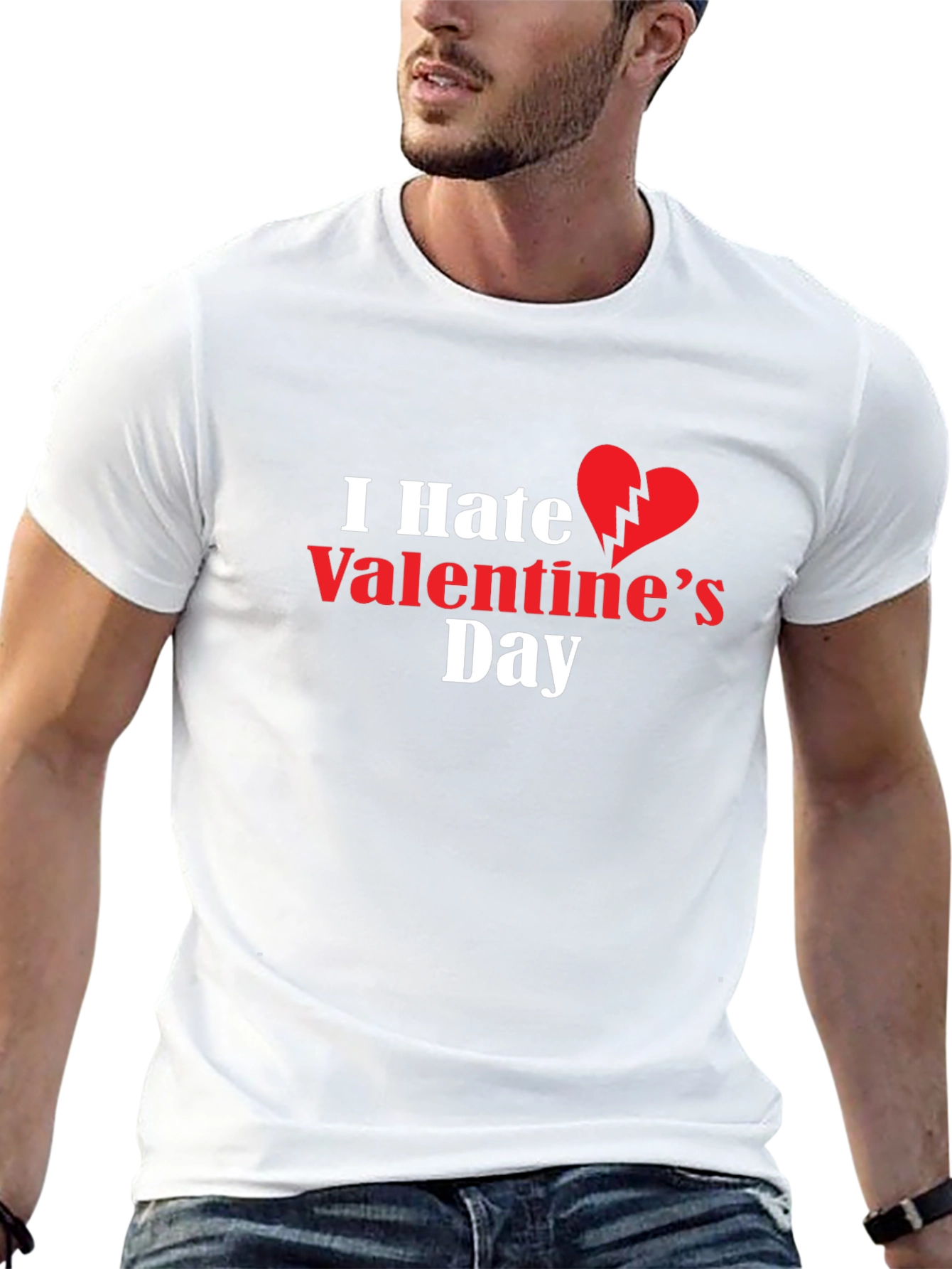 I Hate Valentines Day Graphic Tee