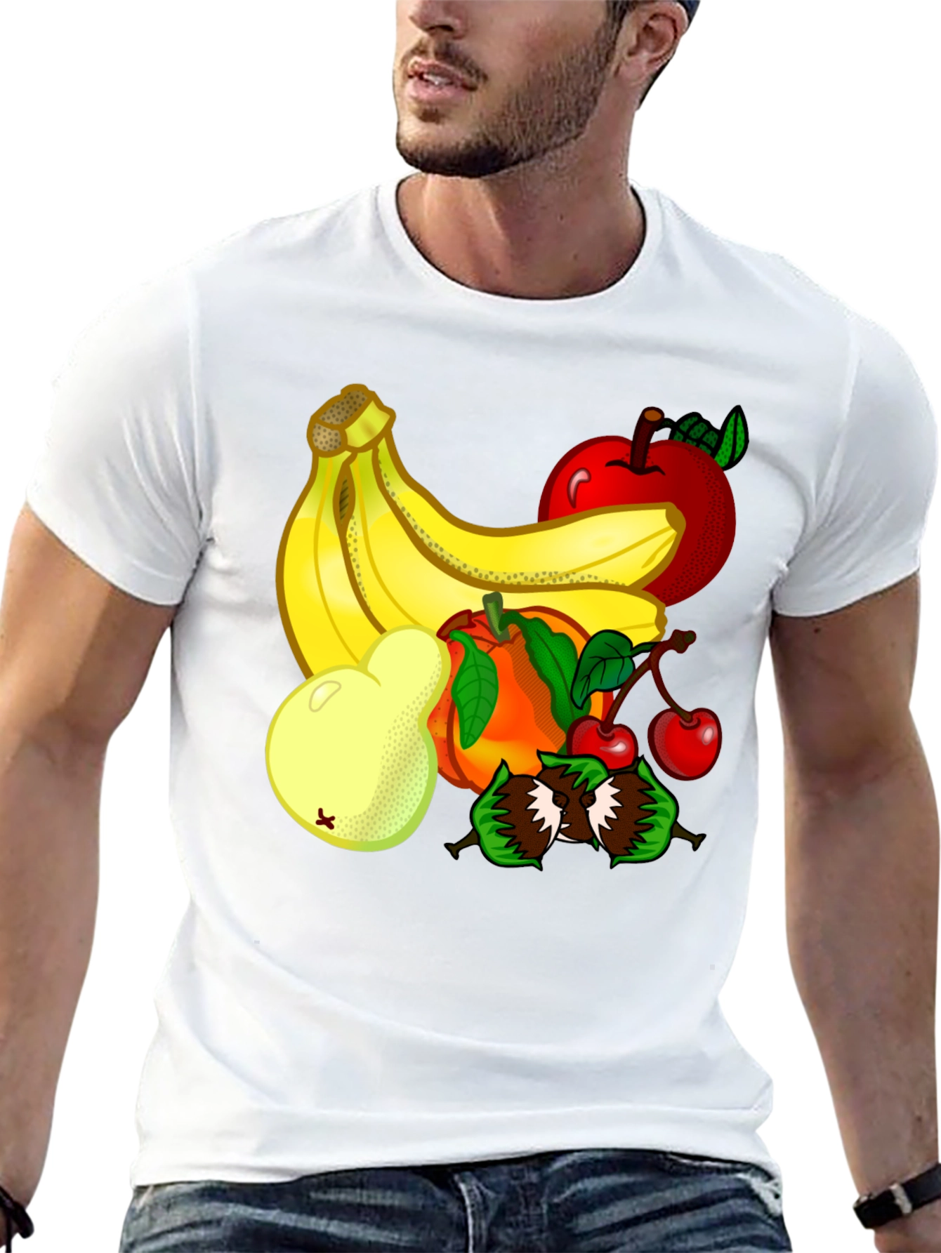 Fruit Design Graphic T-Shirt