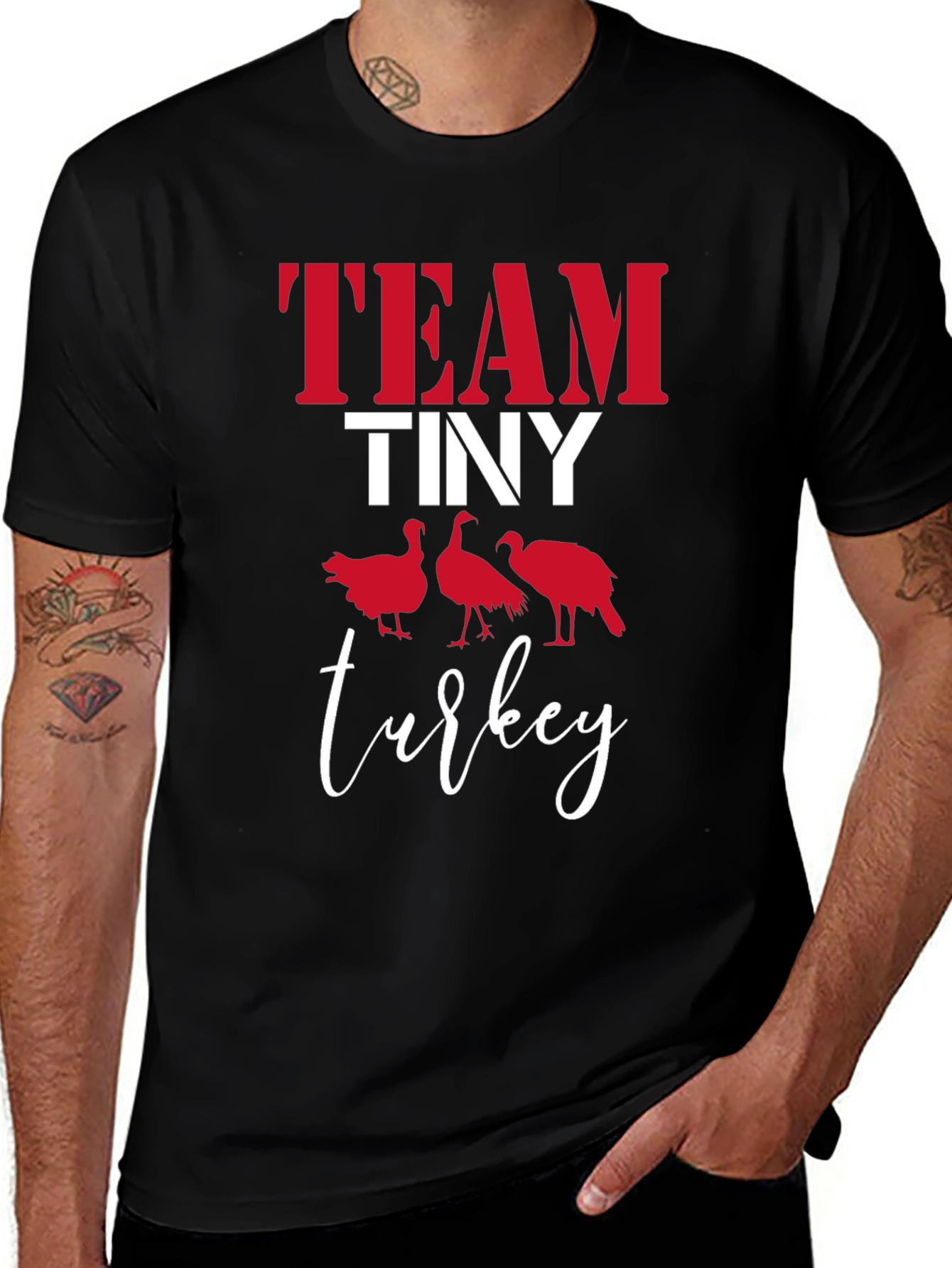 Team Tiny Turkey T-Shirt - Thanksgiving Tee