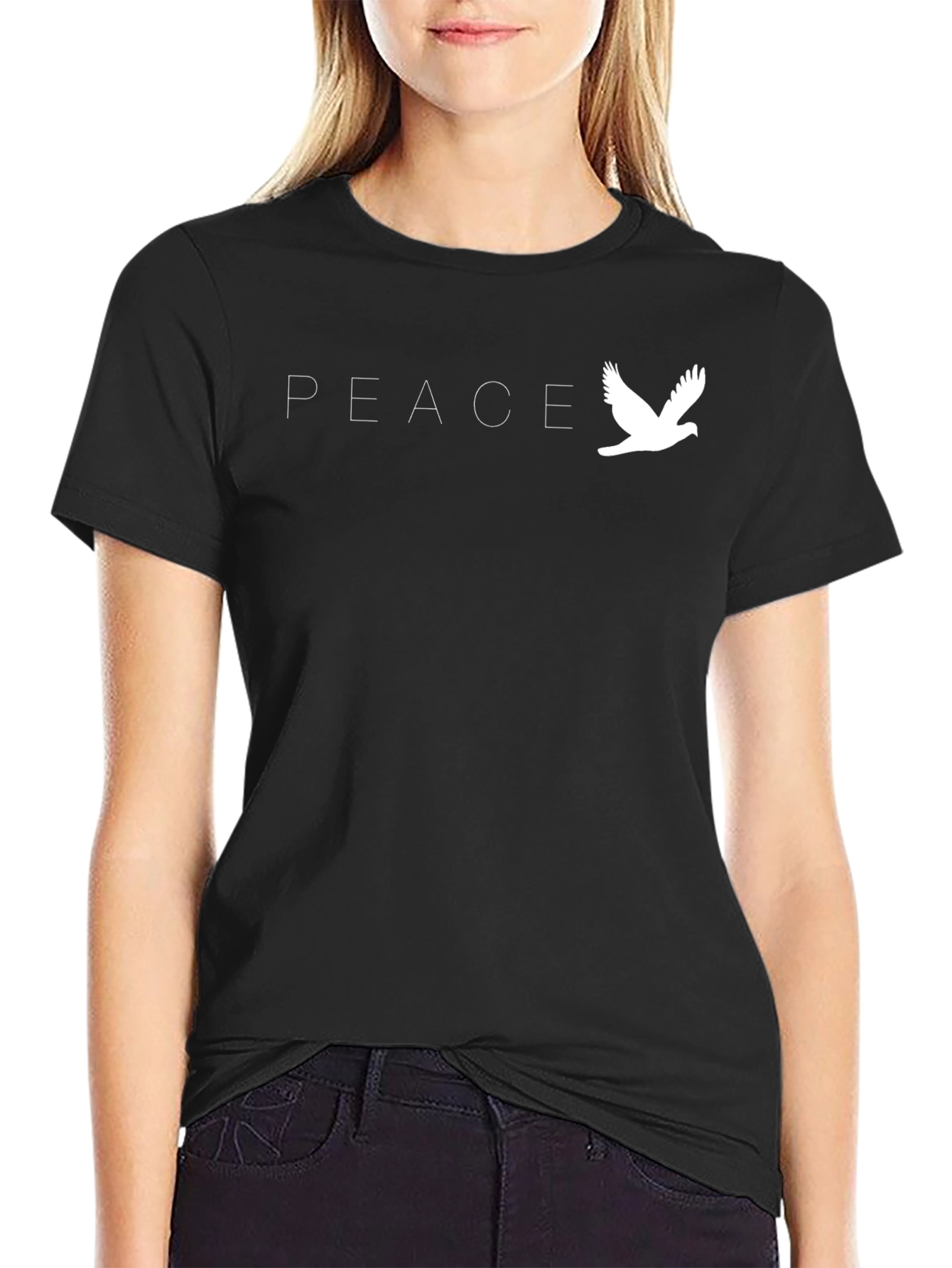 Peace Dove Graphic Tee - Soft Cotton Blend