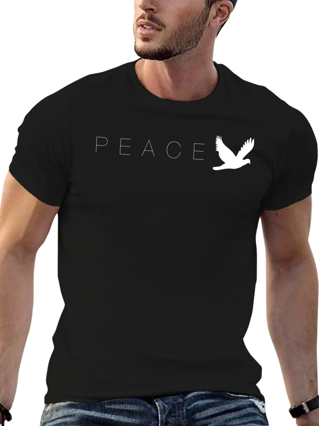 Peace Dove Graphic Tee - Soft Cotton Blend