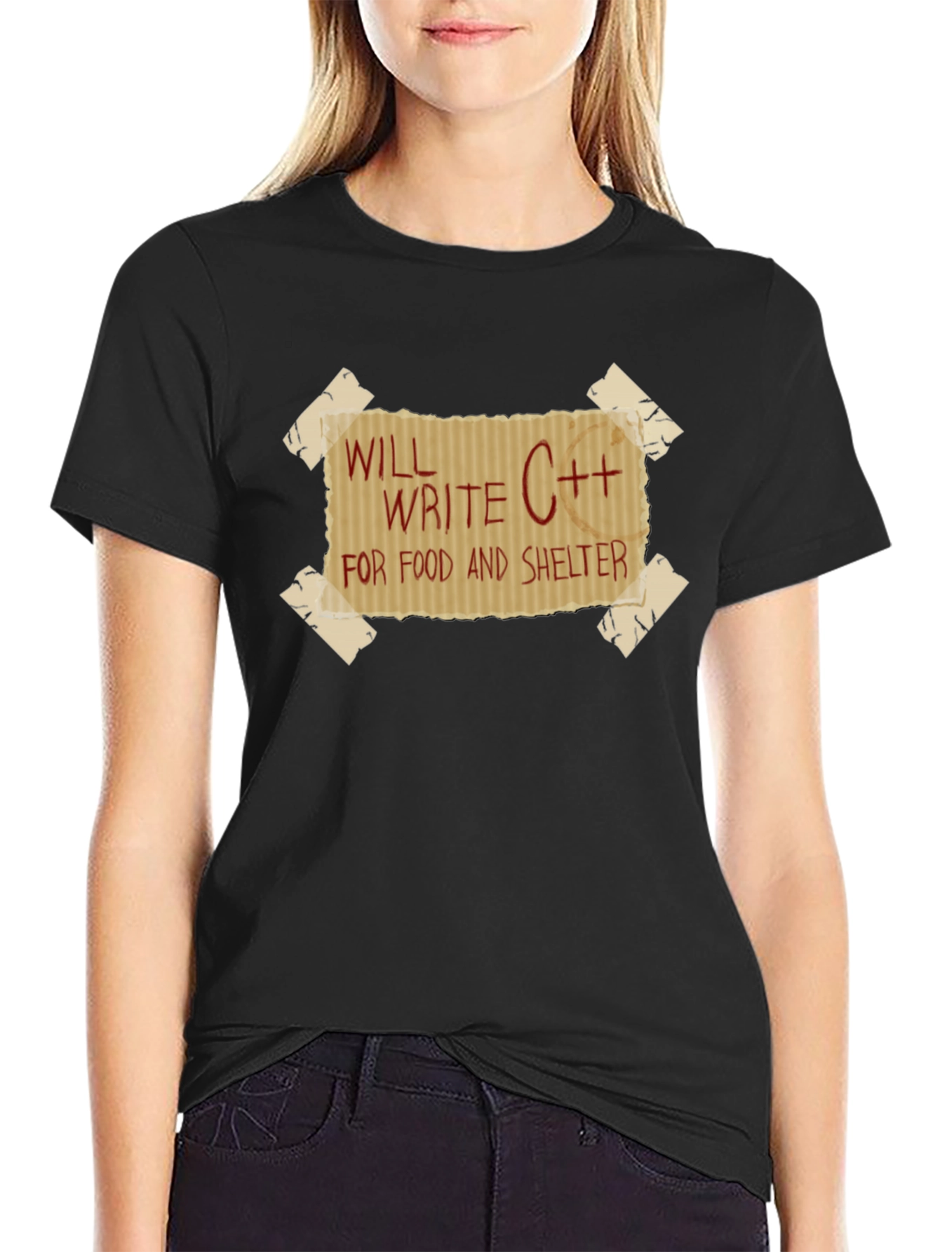 Write C++ for Food and Shelter T-Shirt
