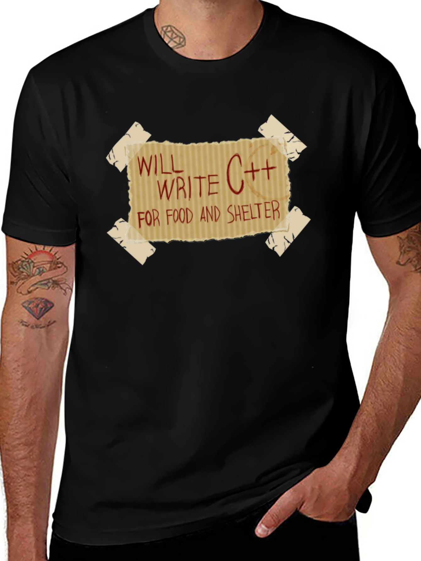 Write C++ for Food and Shelter T-Shirt