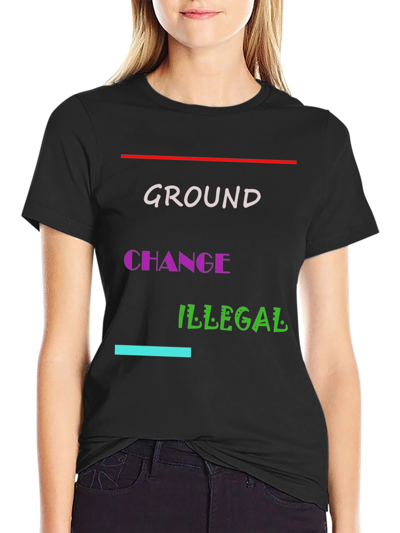 Ground Change Illegal Graphic Tee