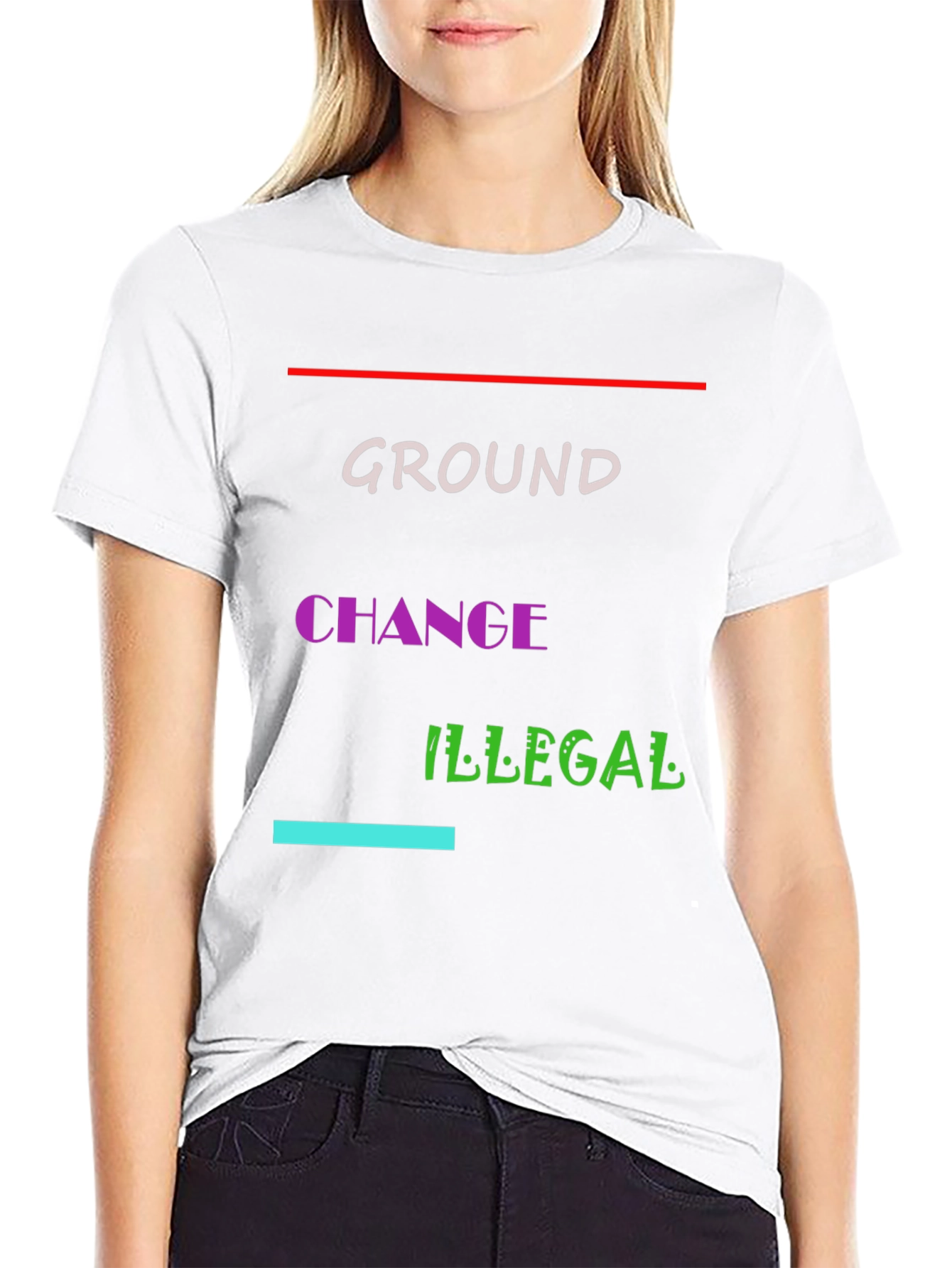 Ground Change Illegal Graphic Tee