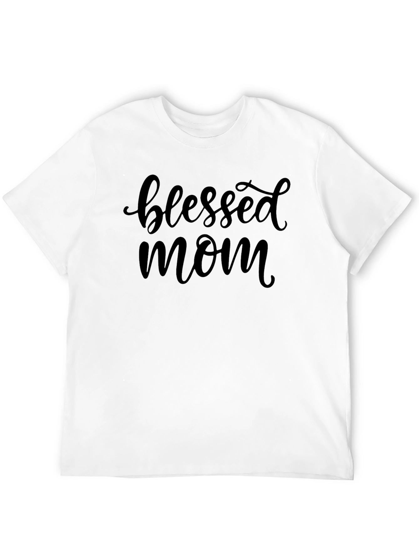 Blessed Mom Graphic Tee - Black T-Shirt