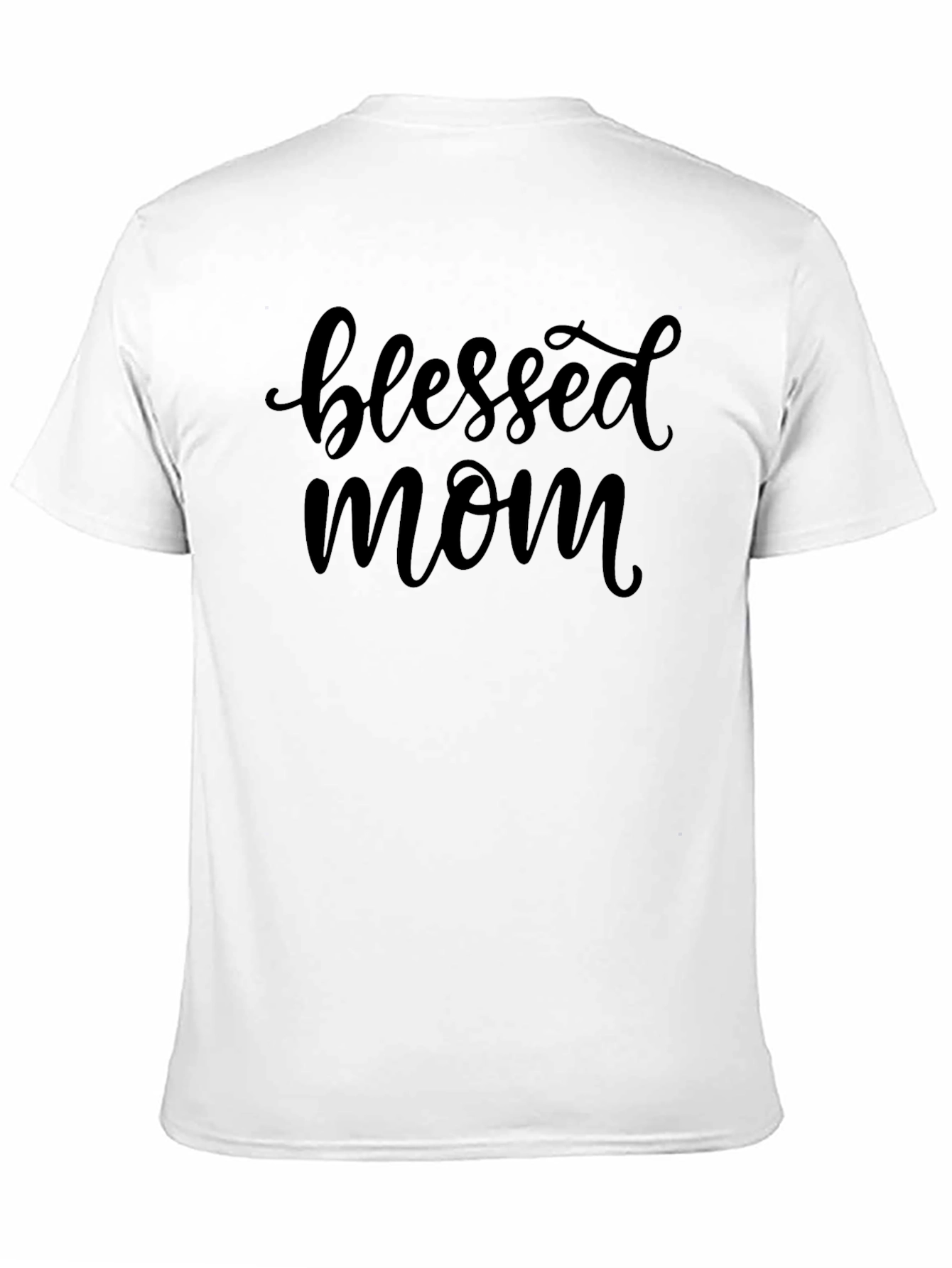 Blessed Mom Graphic Tee - Black T-Shirt