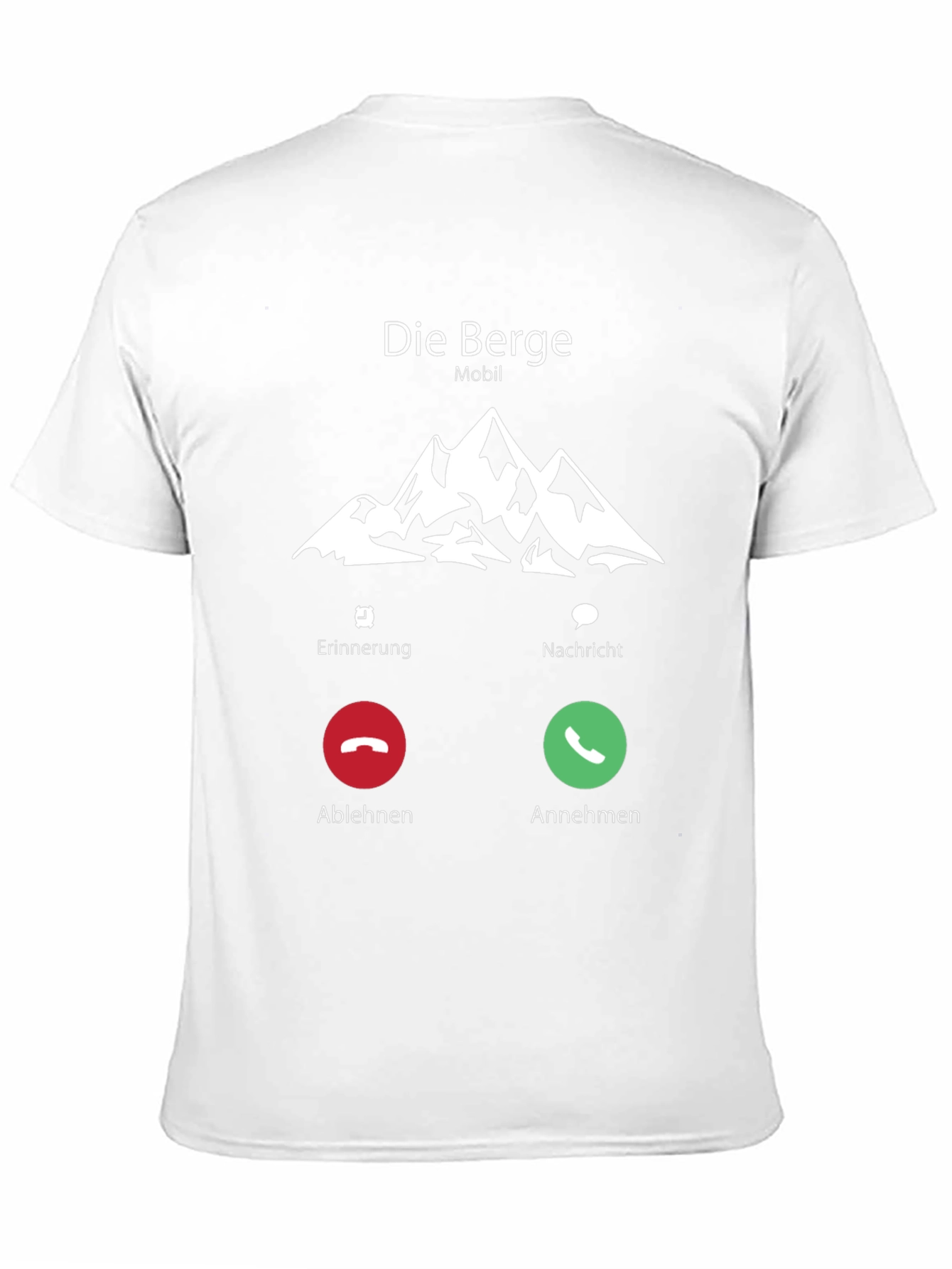 Die Berge Calling T-Shirt - Mountain Adventure Tee