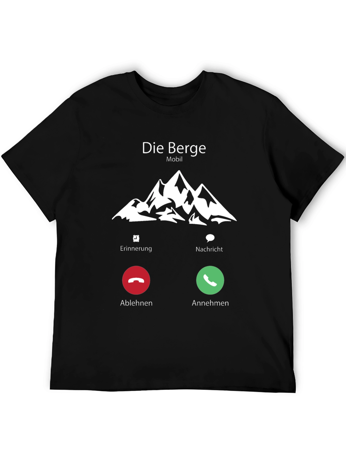 Die Berge Calling T-Shirt - Mountain Adventure Tee