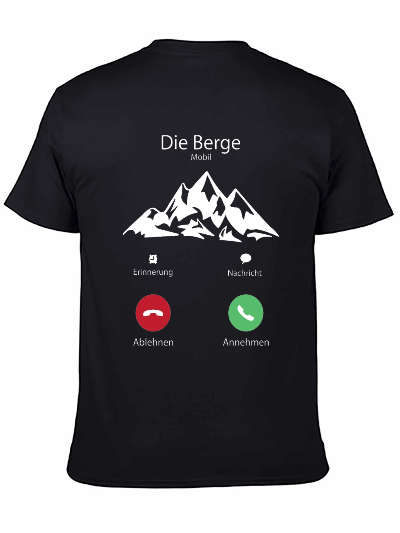 Die Berge Calling T-Shirt - Mountain Adventure Tee