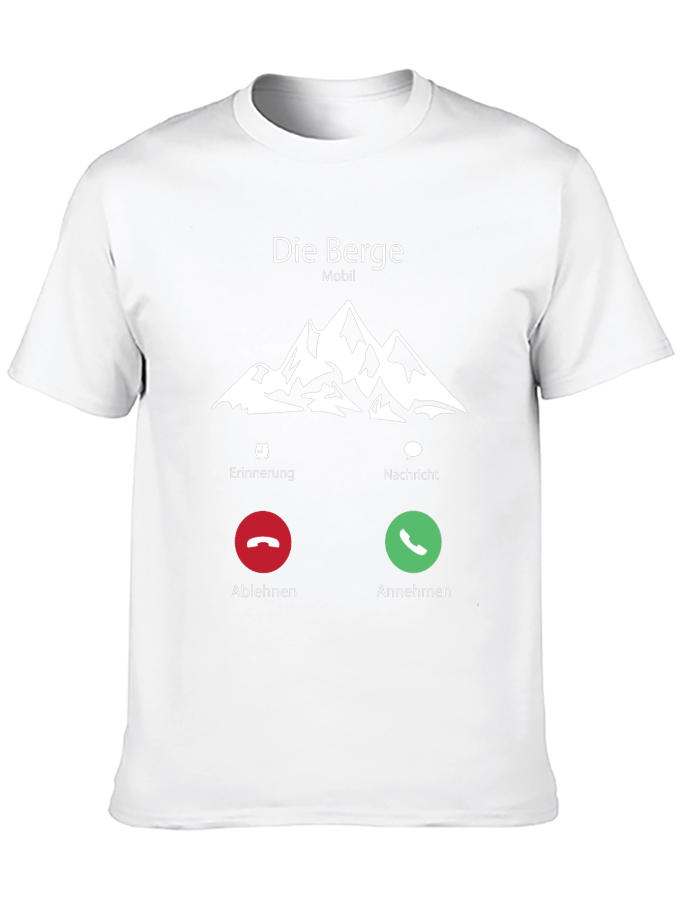 Die Berge Calling T-Shirt - Mountain Adventure Tee