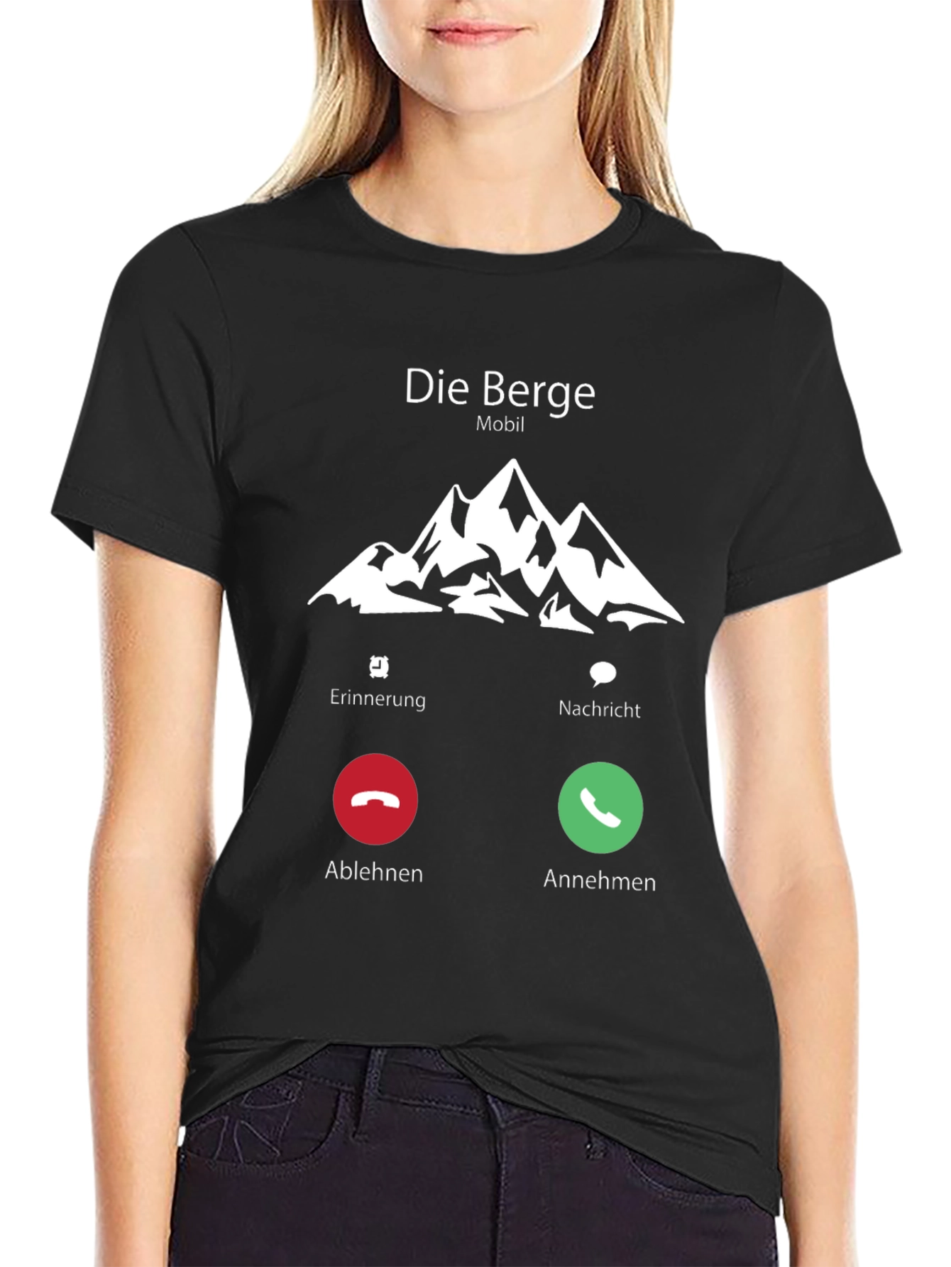 Die Berge Calling T-Shirt - Mountain Adventure Tee