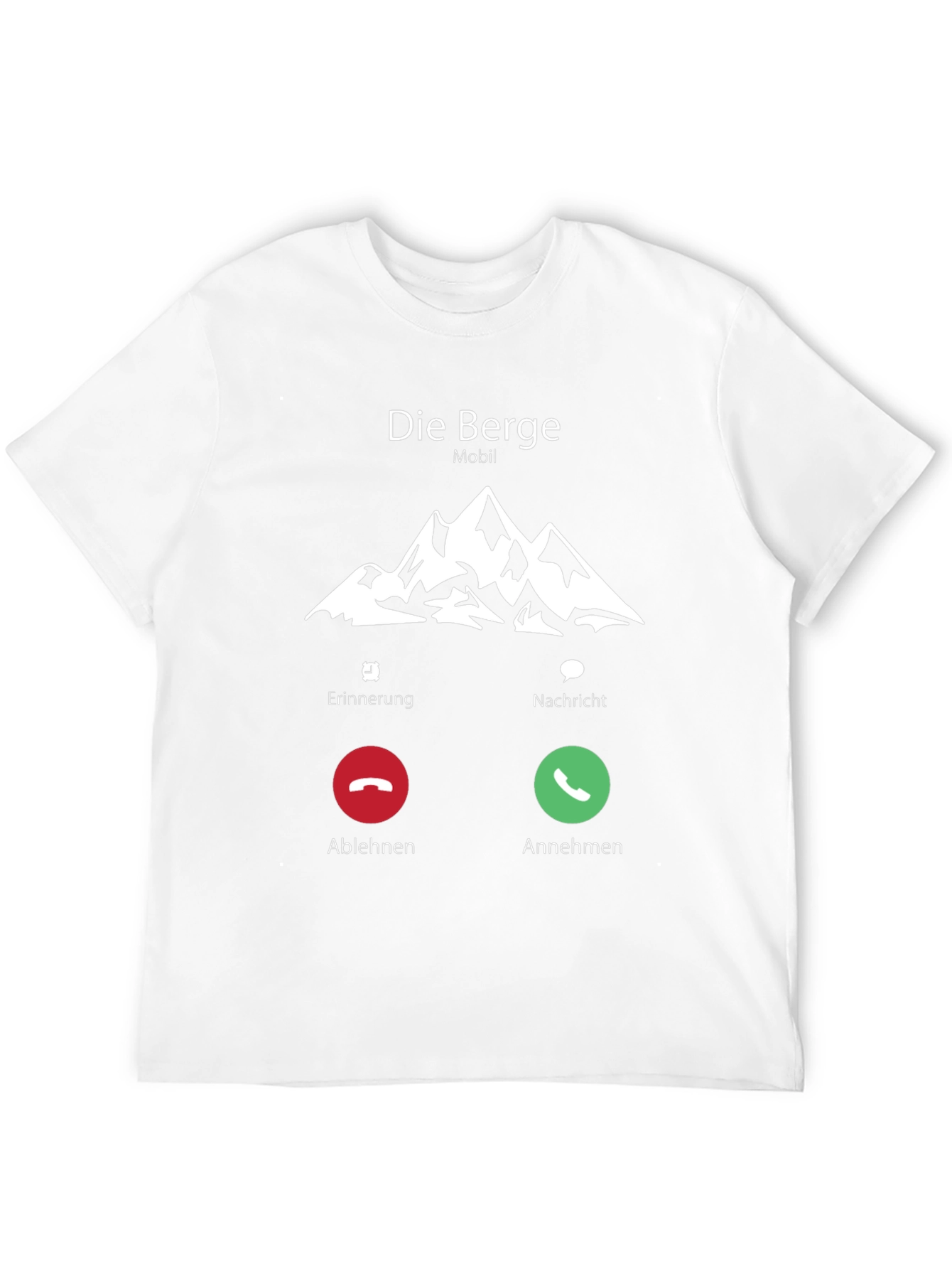 Die Berge Calling T-Shirt - Mountain Adventure Tee