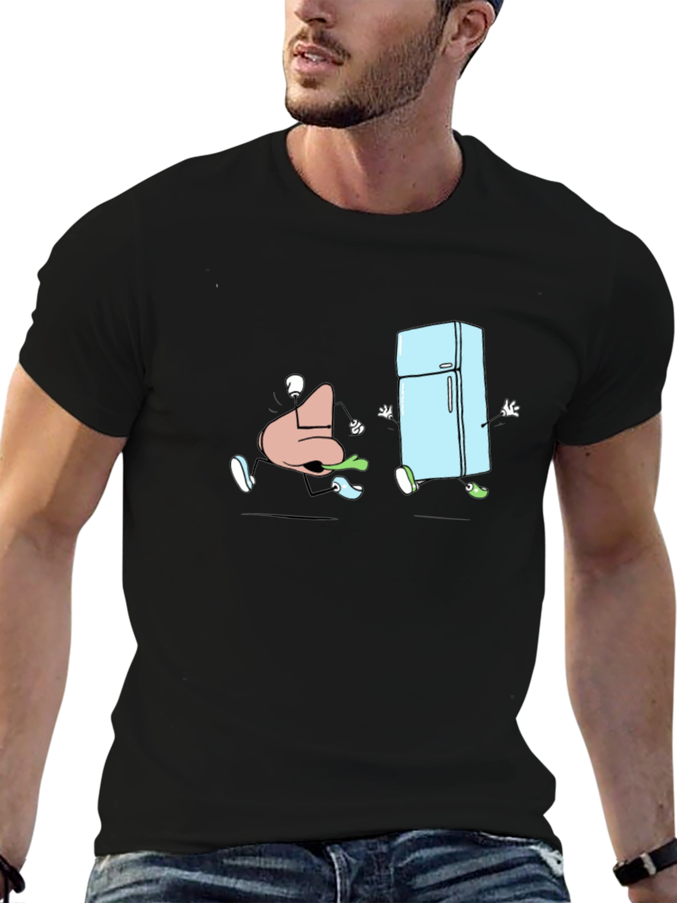 Funny Nose Fridge T-Shirt