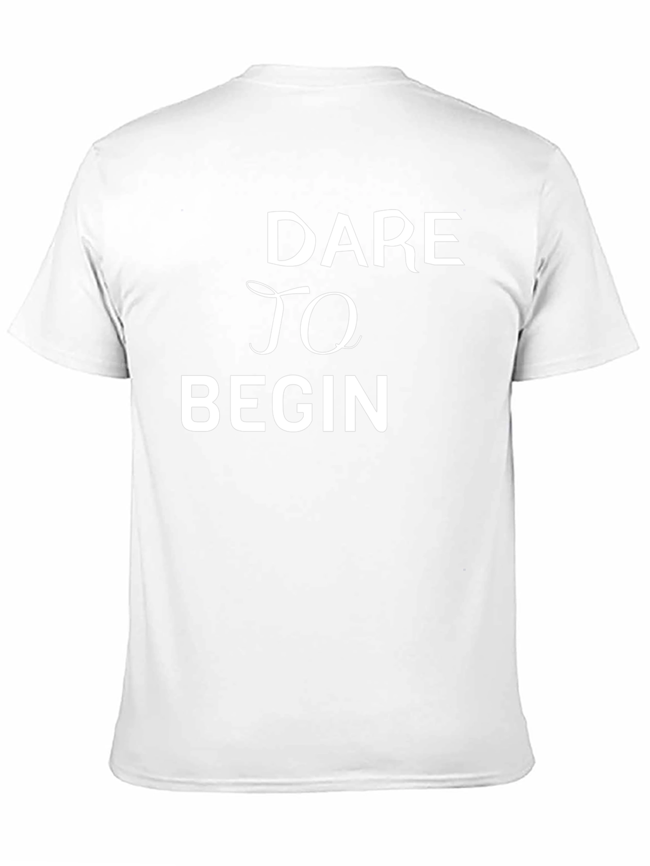 Dare to Begin Black Graphic Tee