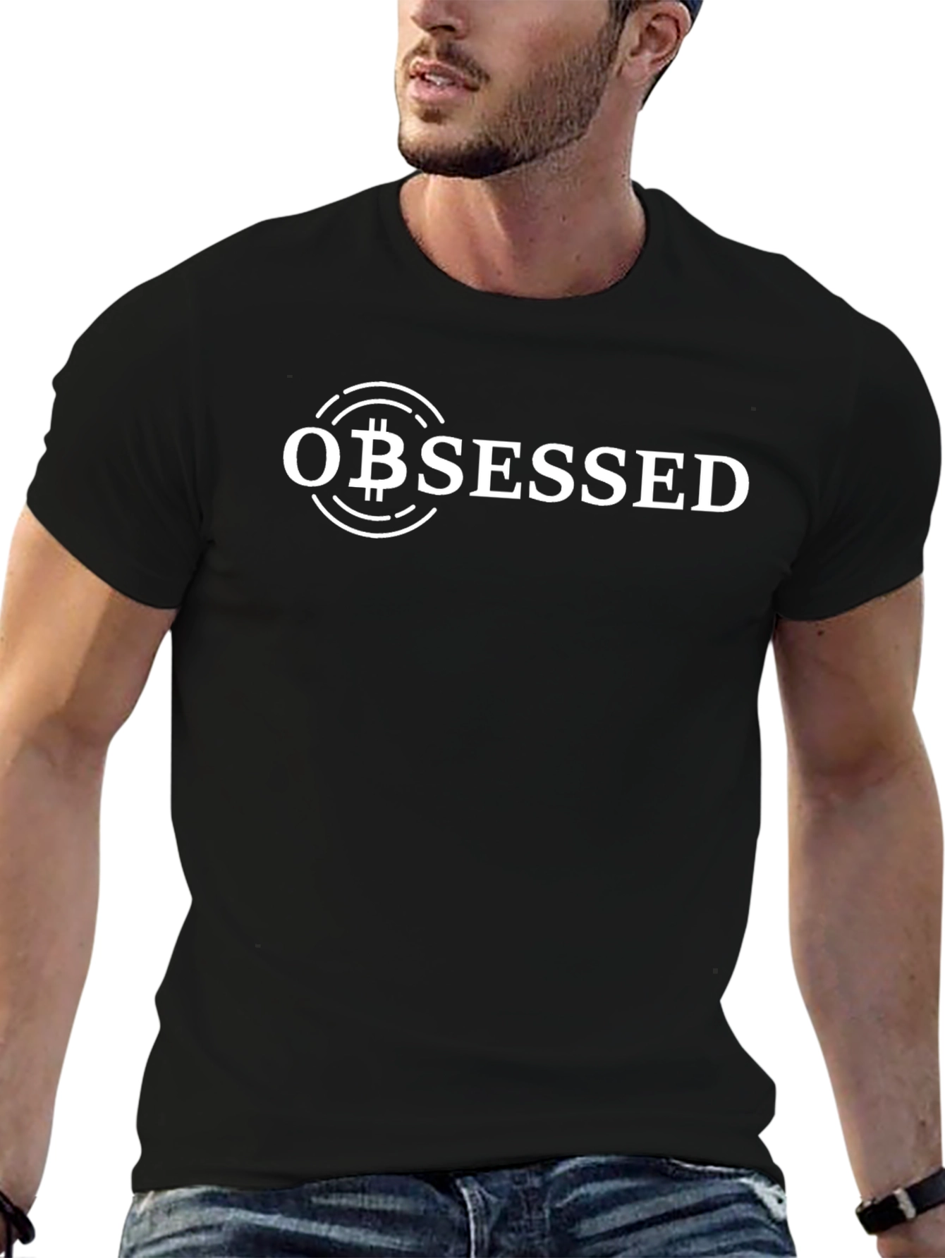 Bitcoin Obsessed Graphic Tee - Crypto Lovers Shirt