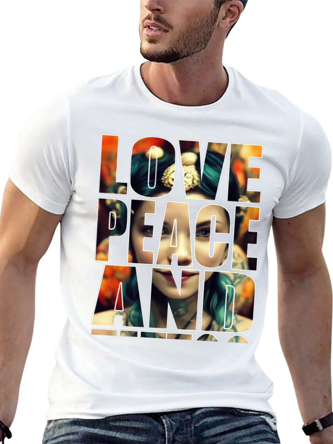 Love Peace Tattoo Tee