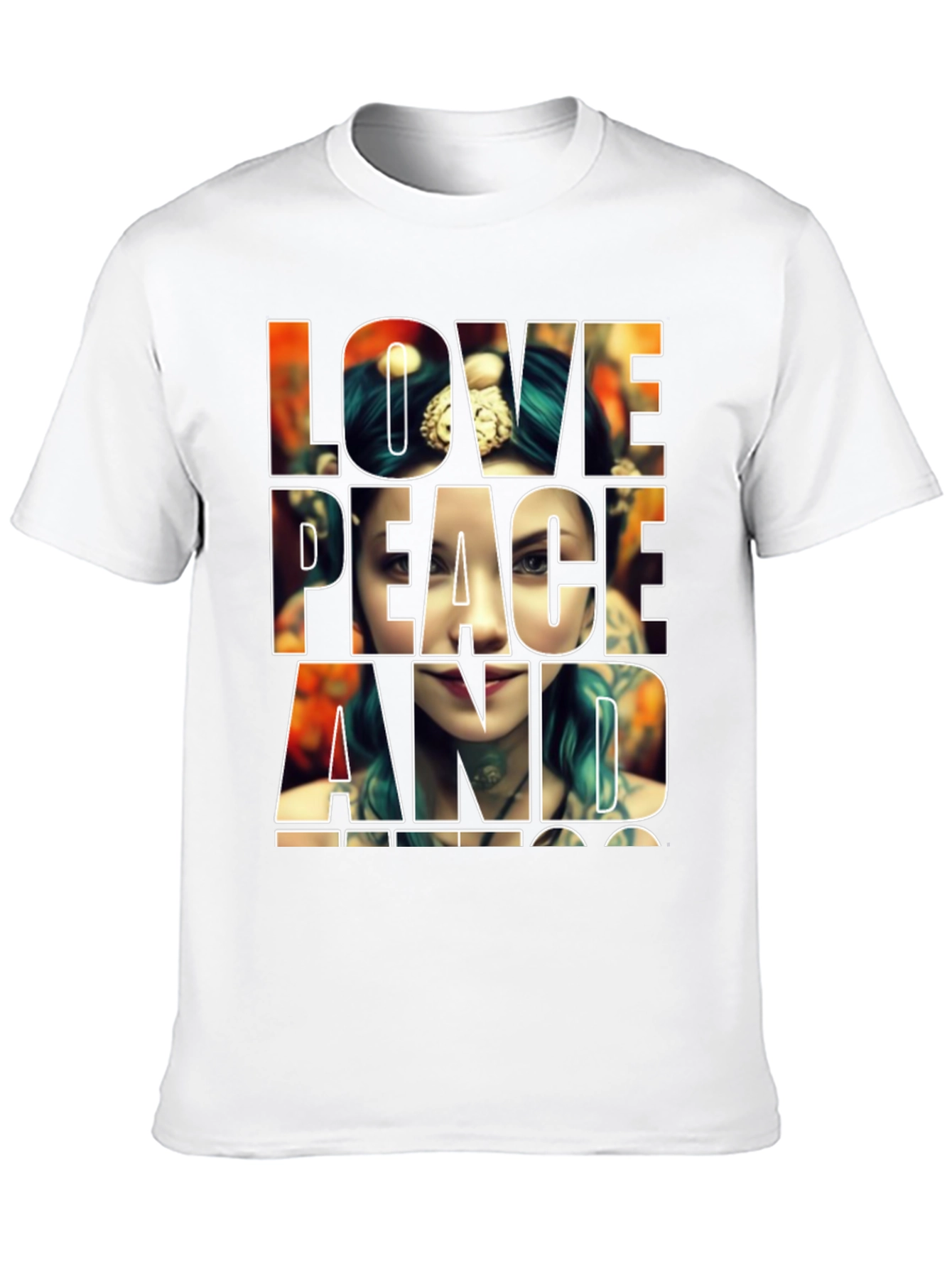 Love Peace Tattoo Tee