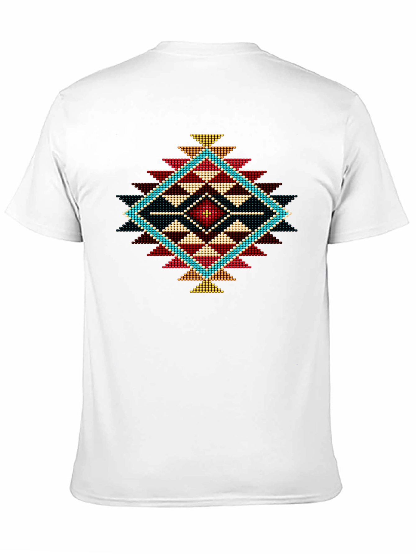 Geometric Diamond Print Tee