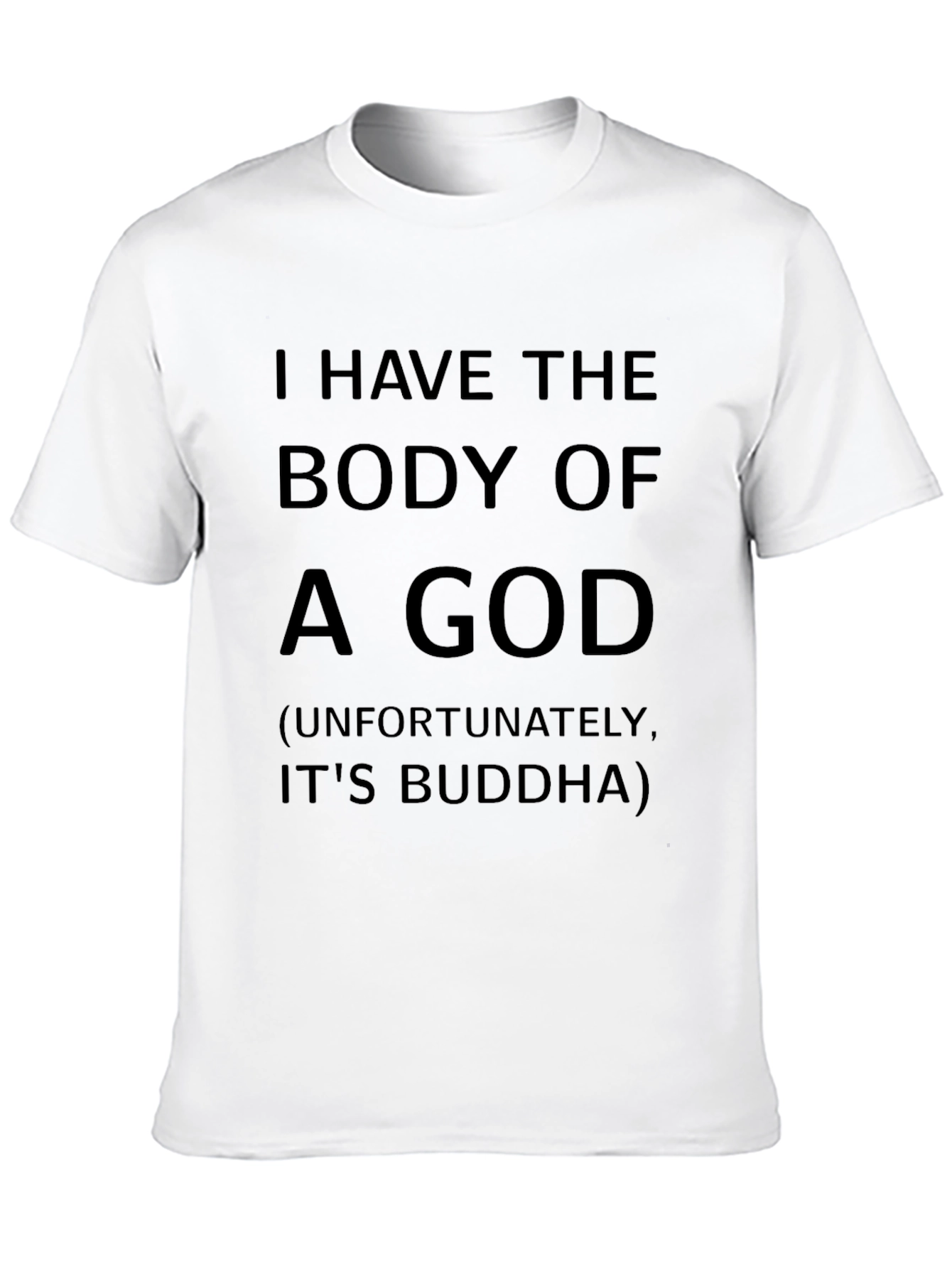 Funny Buddha Body Graphic T-Shirt