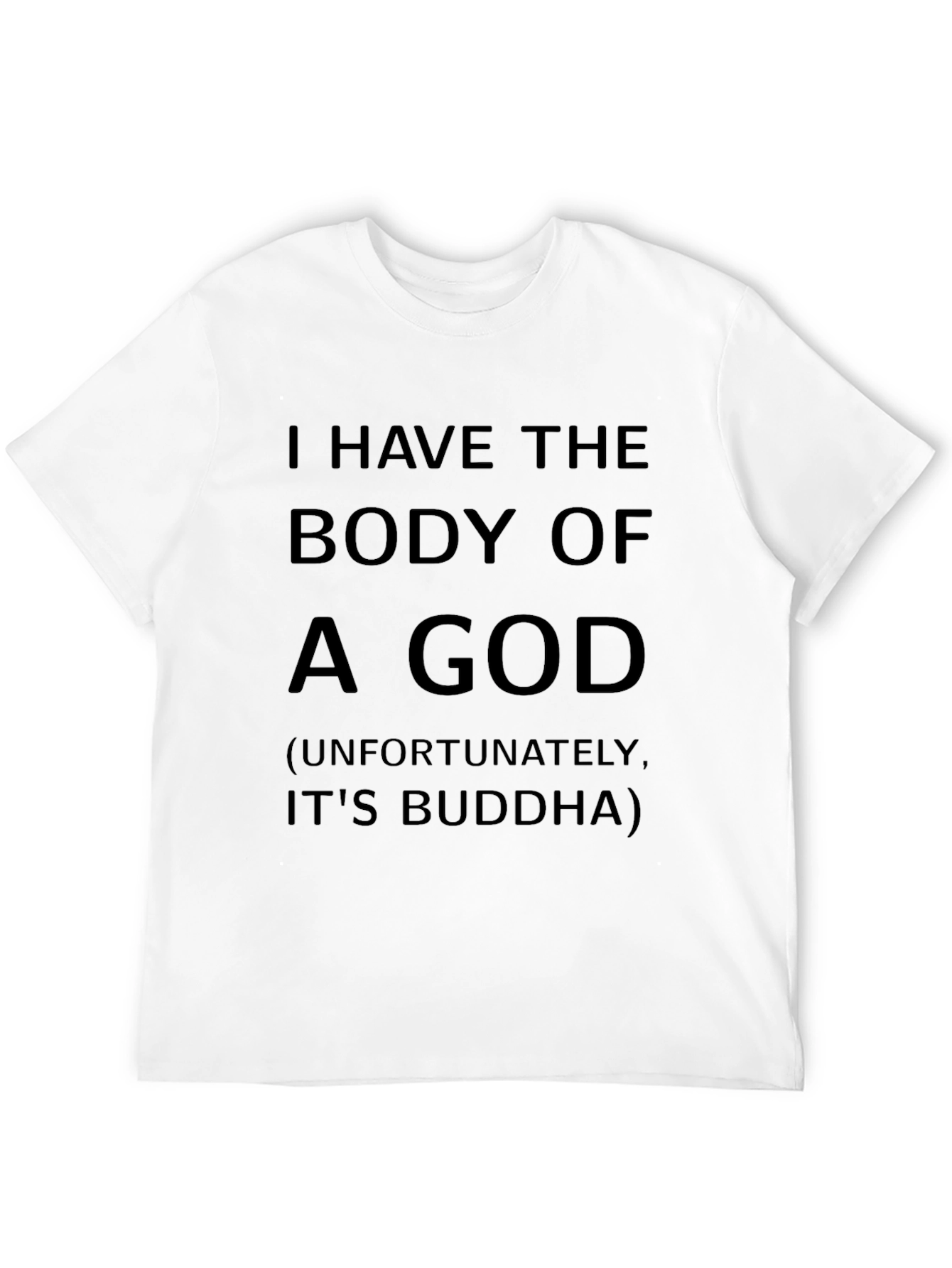 Funny Buddha Body Graphic T-Shirt