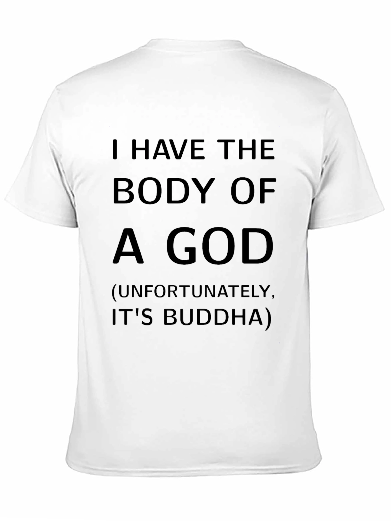 Funny Buddha Body Graphic T-Shirt