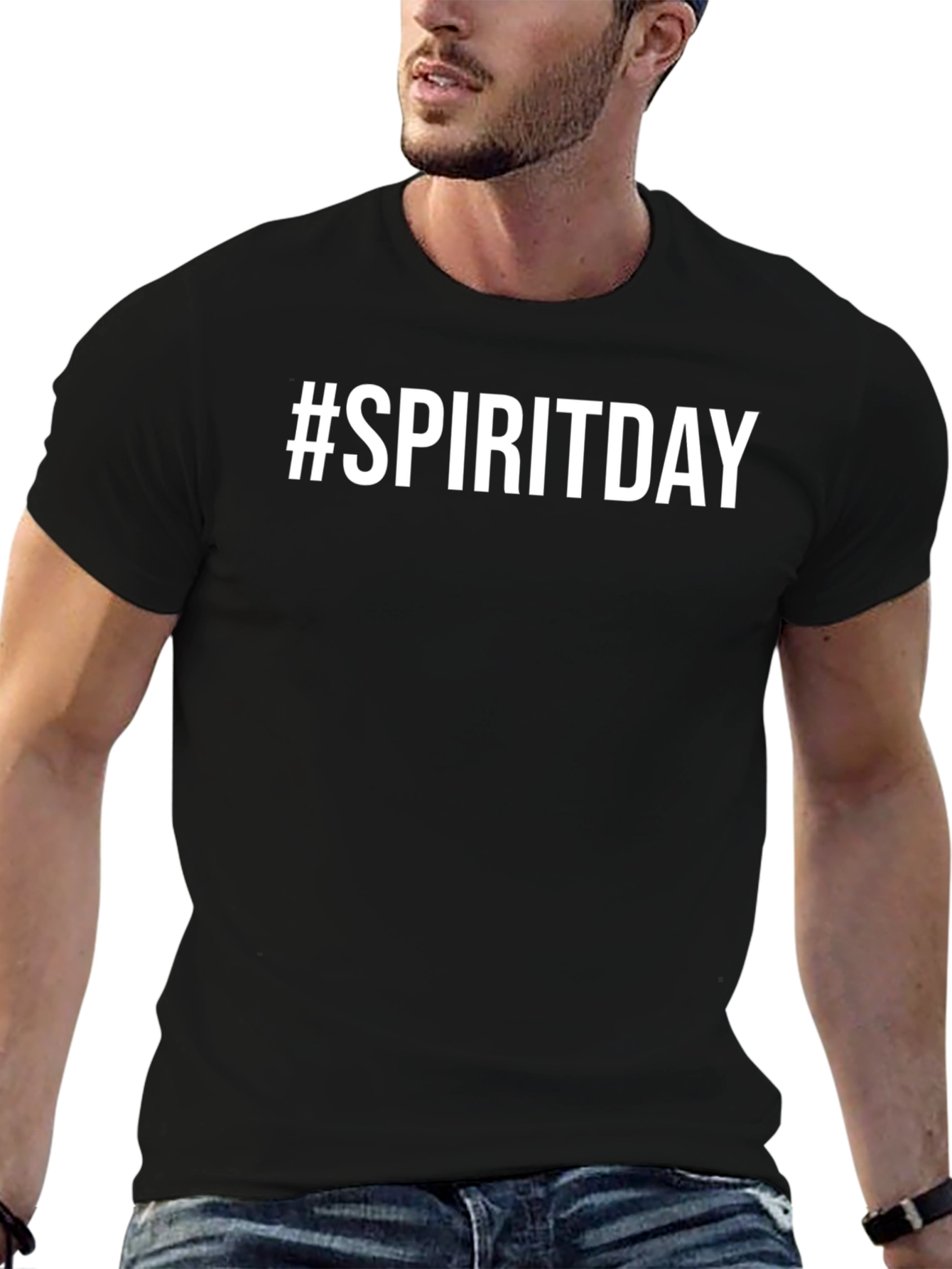 #SpiritDay Black T-Shirt - Show Your Pride!