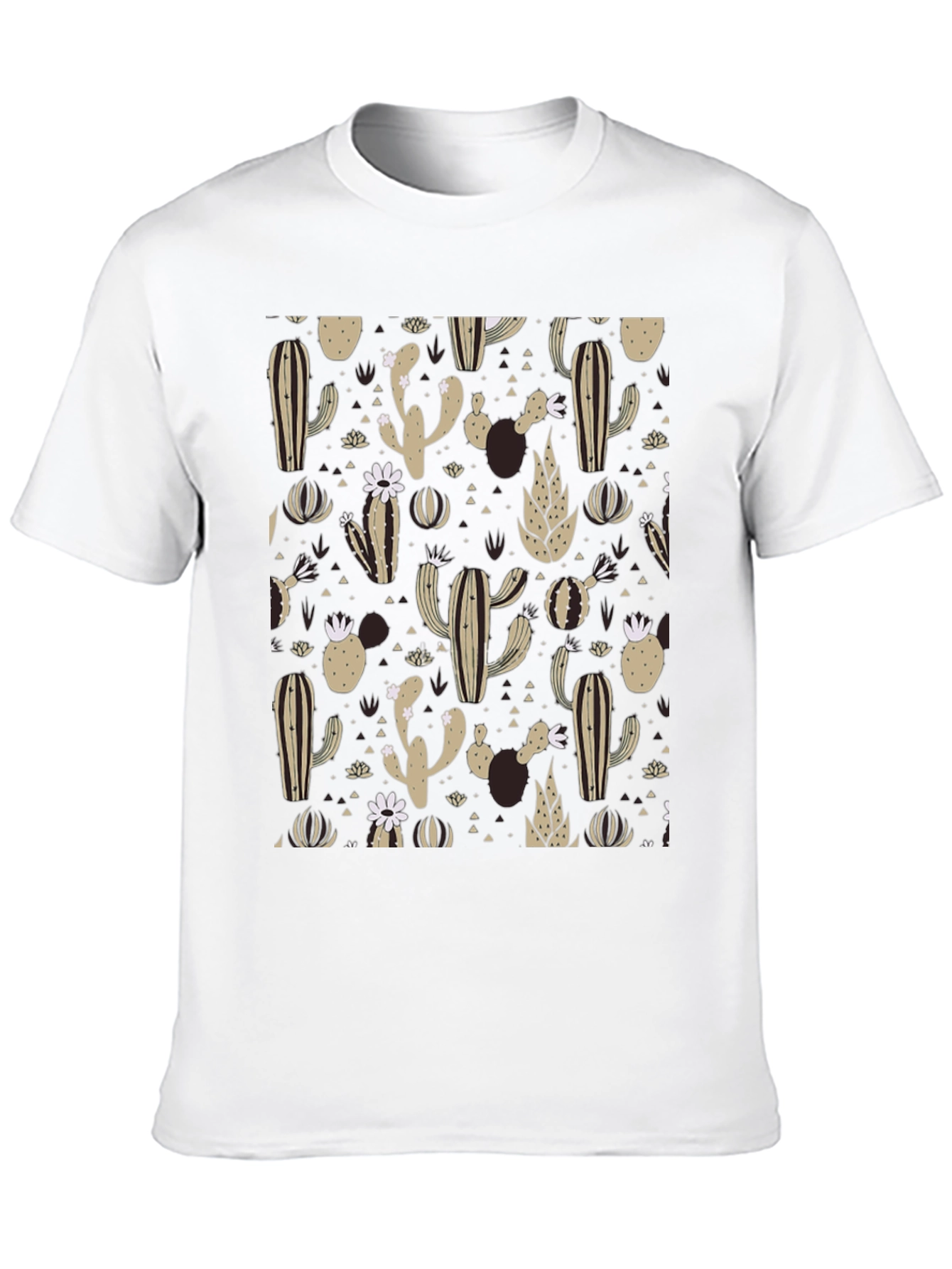 Cactus Print T-Shirt - Desert Style