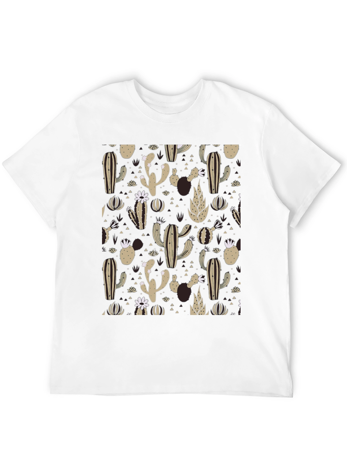 Cactus Print T-Shirt - Desert Style