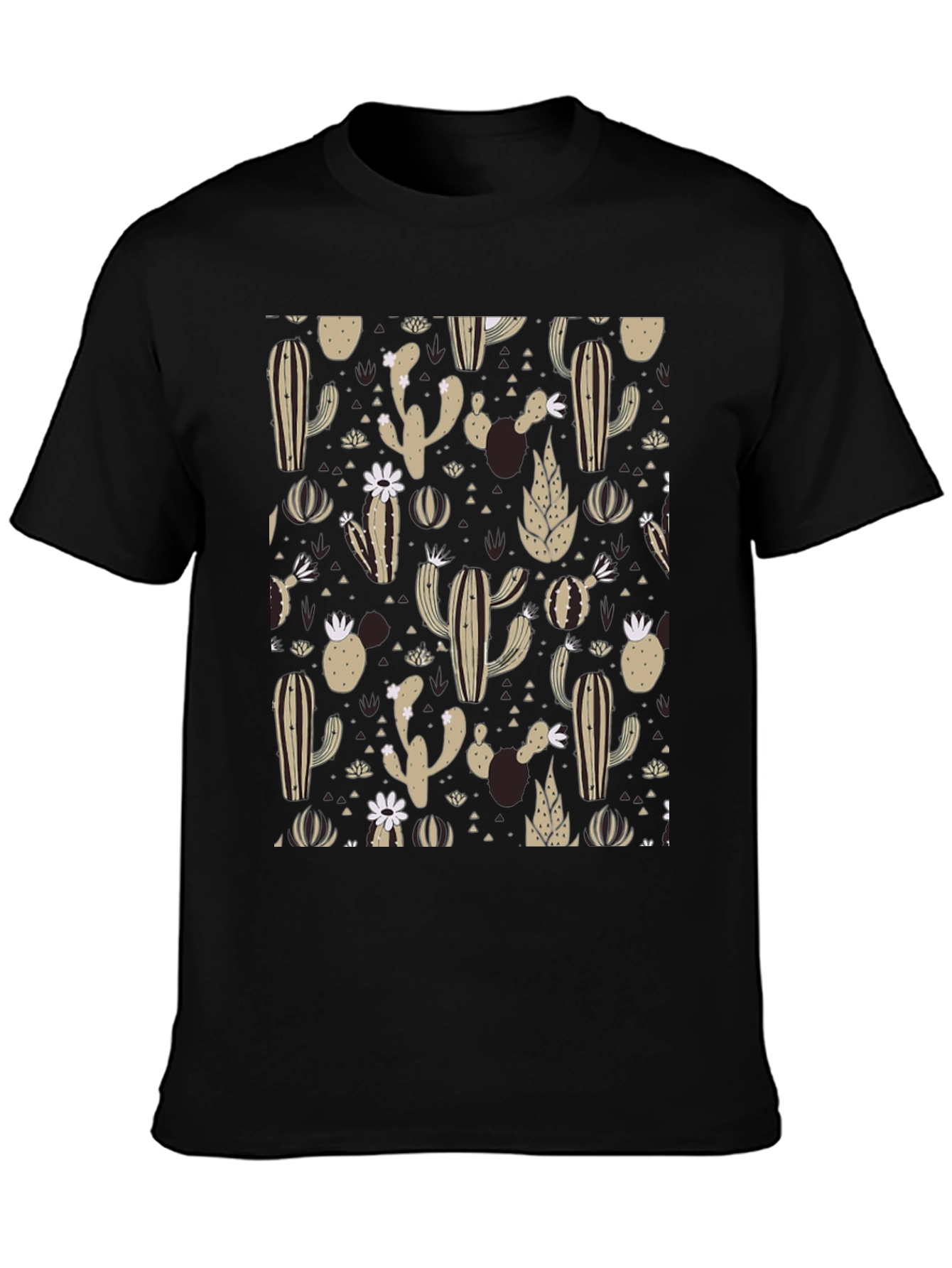 Cactus Print T-Shirt - Desert Style