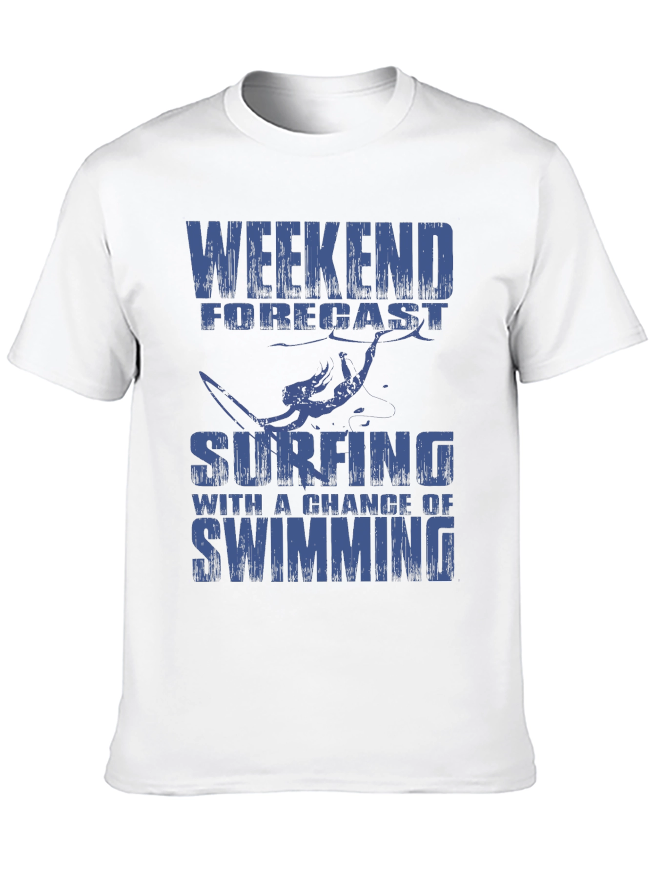 Surfing Weekend Forecast Mens Graphic T-Shirt