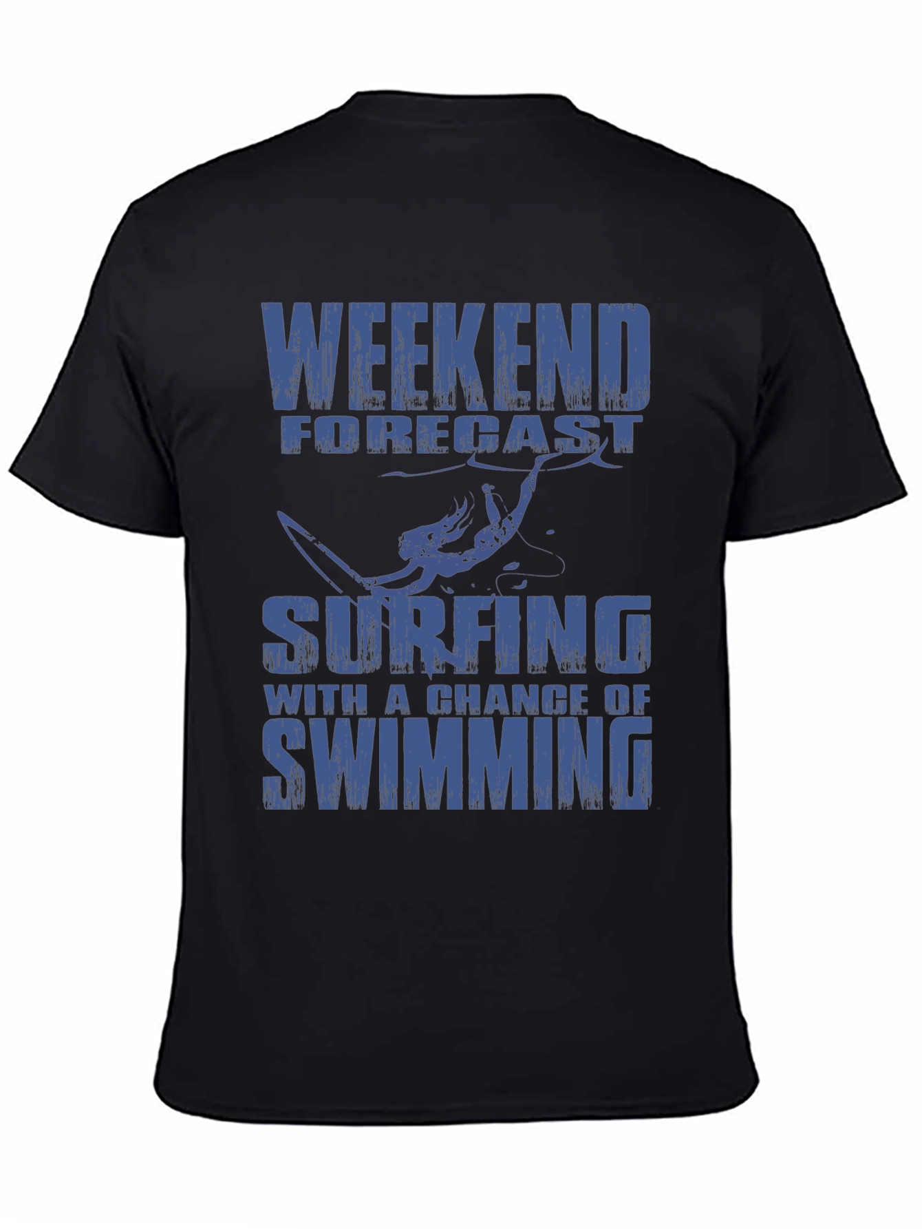 Surfing Weekend Forecast Mens Graphic T-Shirt