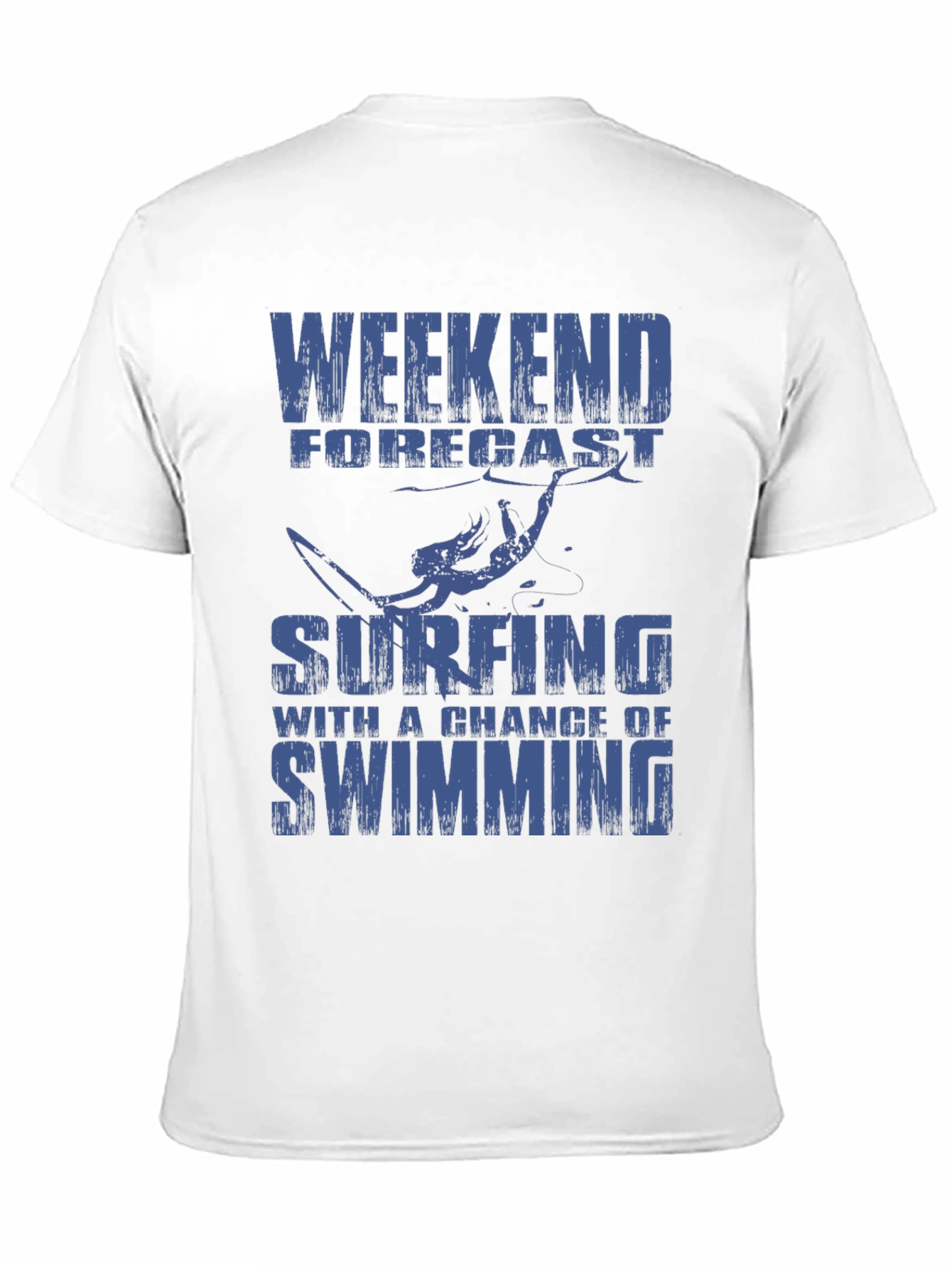 Surfing Weekend Forecast Mens Graphic T-Shirt