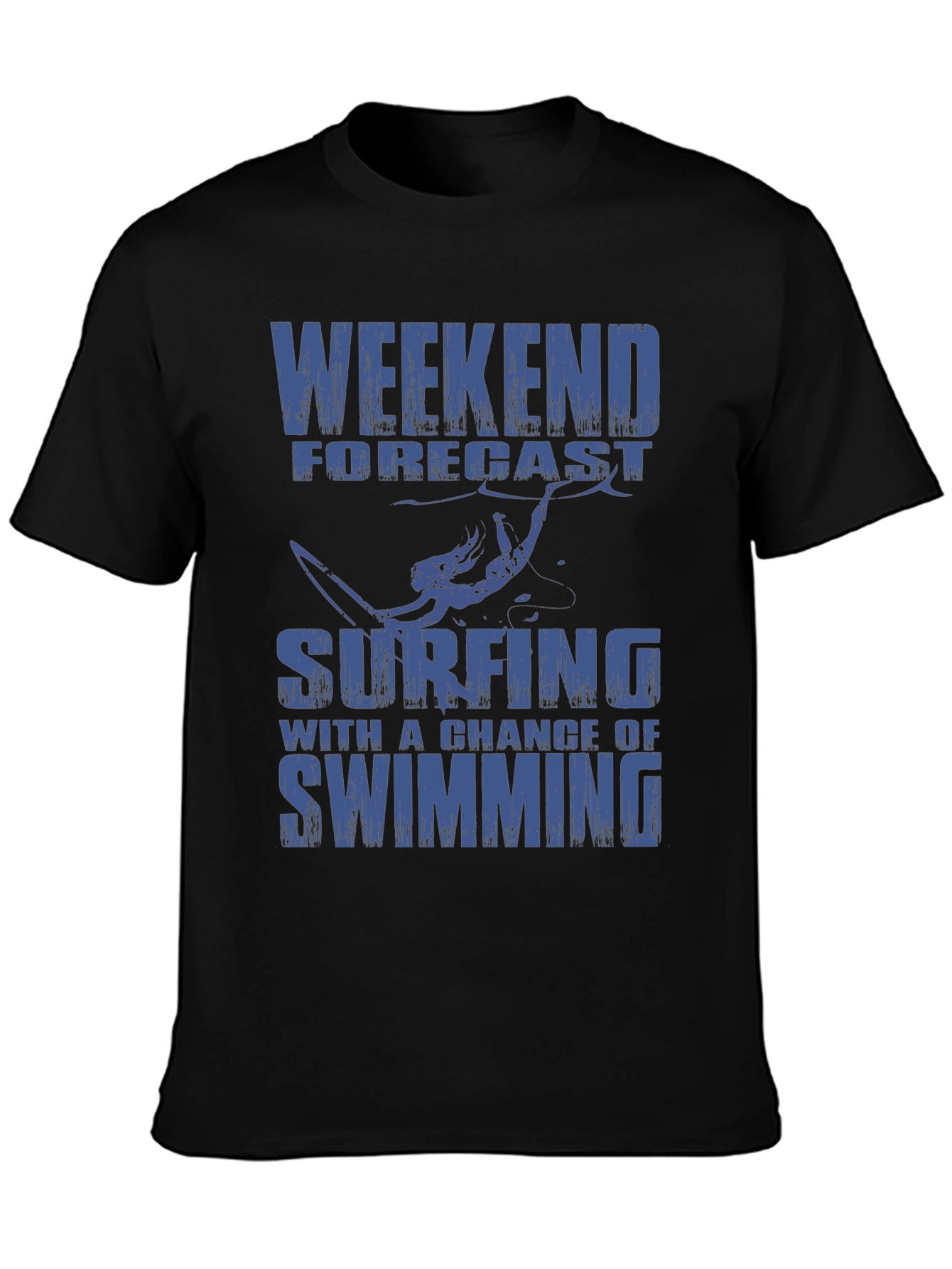 Surfing Weekend Forecast Mens Graphic T-Shirt