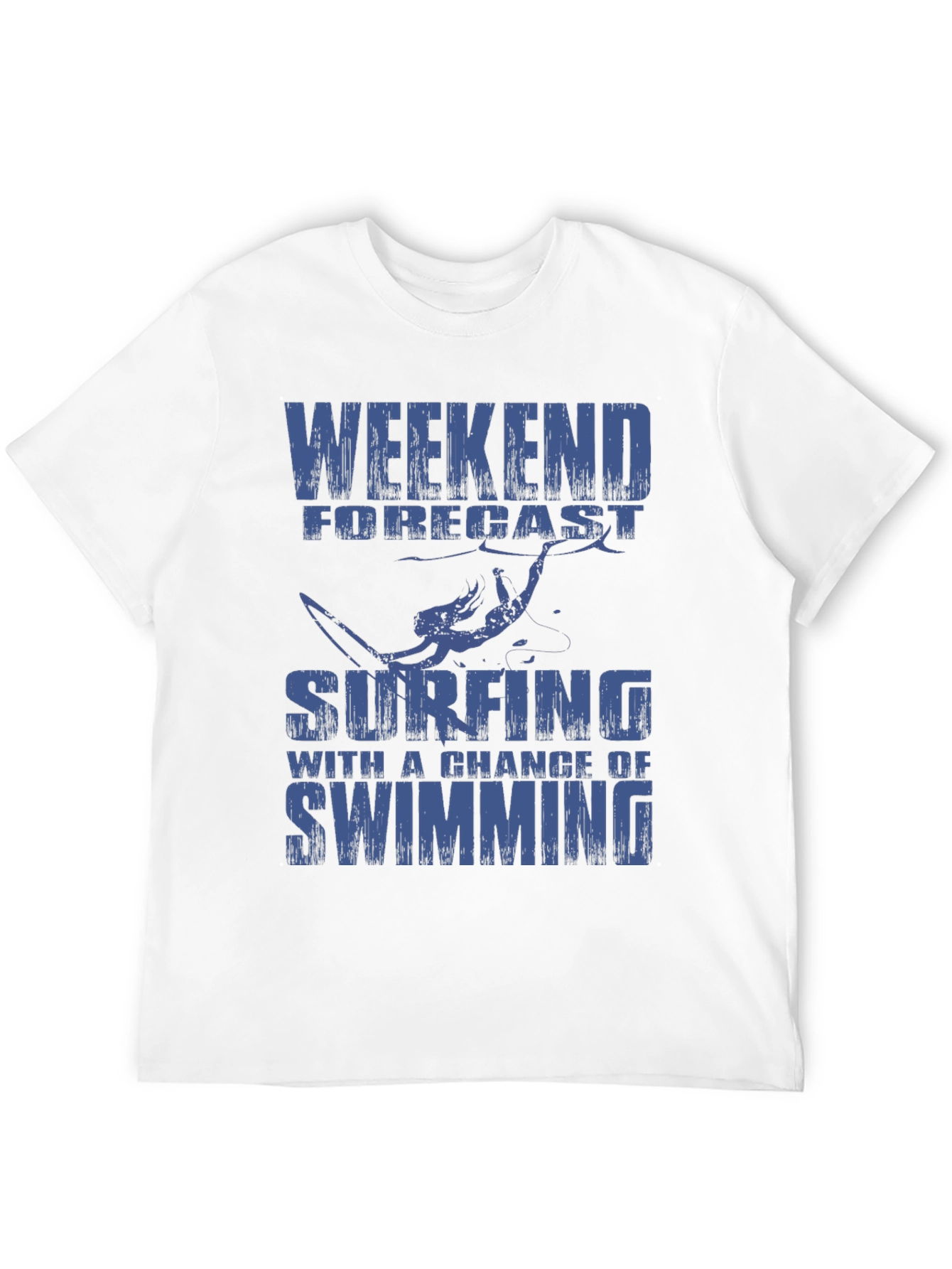 Surfing Weekend Forecast Mens Graphic T-Shirt