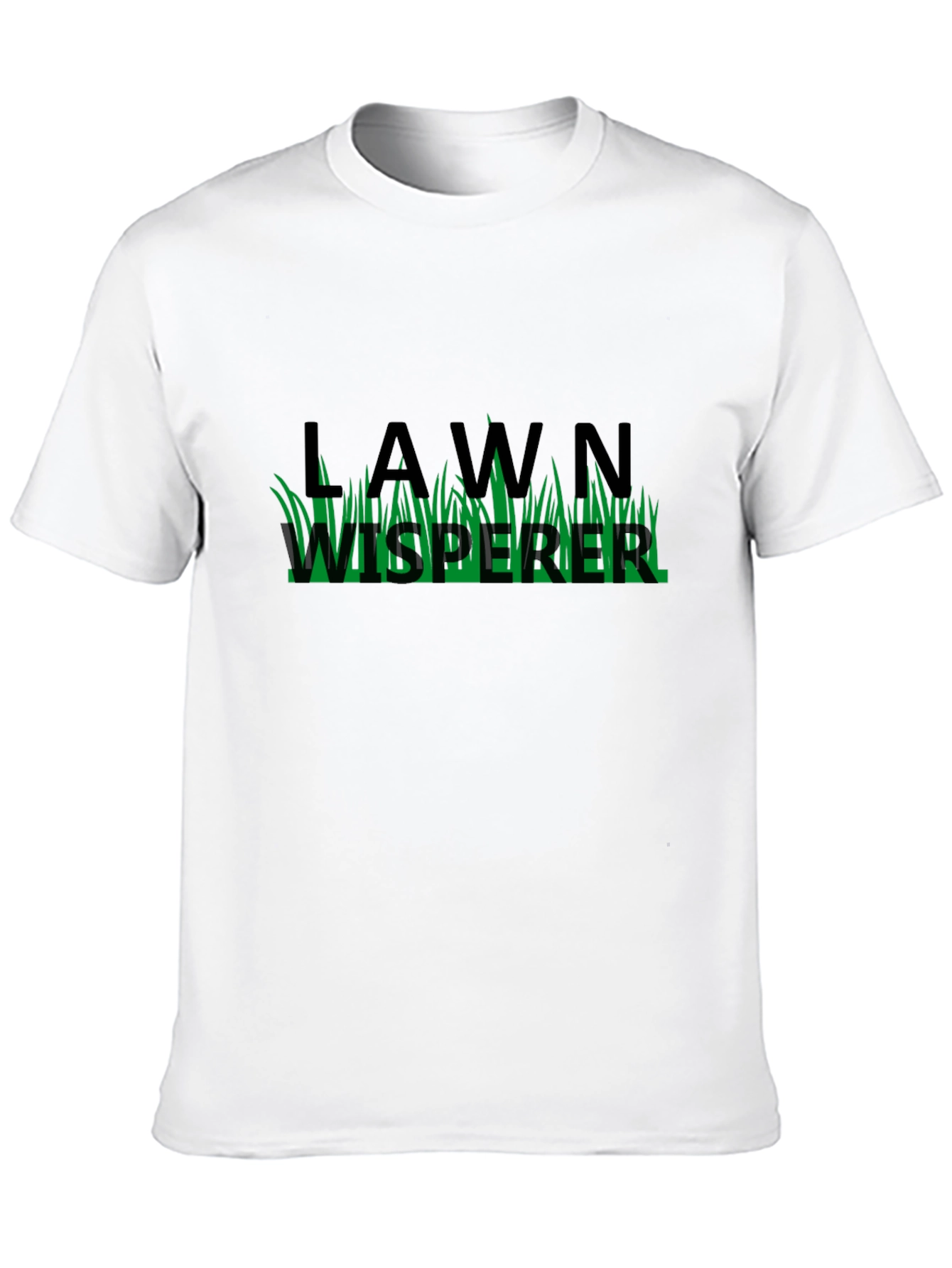 Lawn Whisperer T-Shirt - Black Cotton Blend