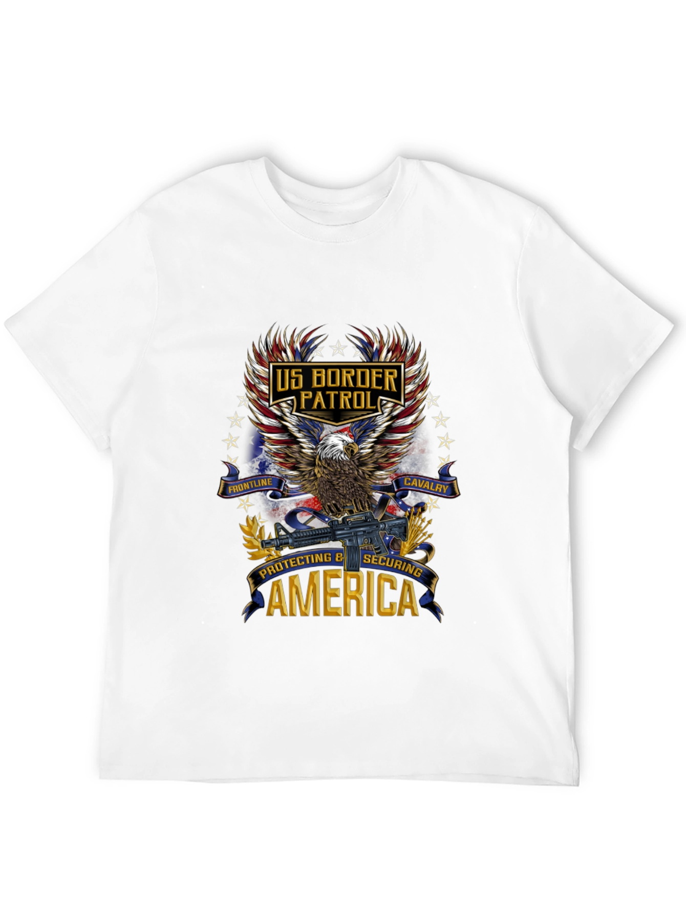 US Border Patrol Eagle Graphic T-Shirt