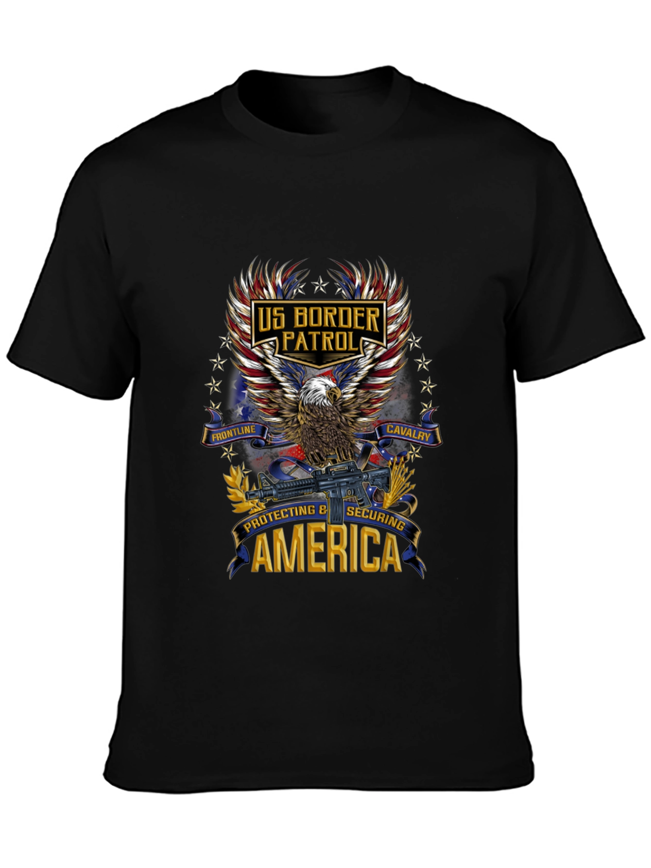 US Border Patrol Eagle Graphic T-Shirt