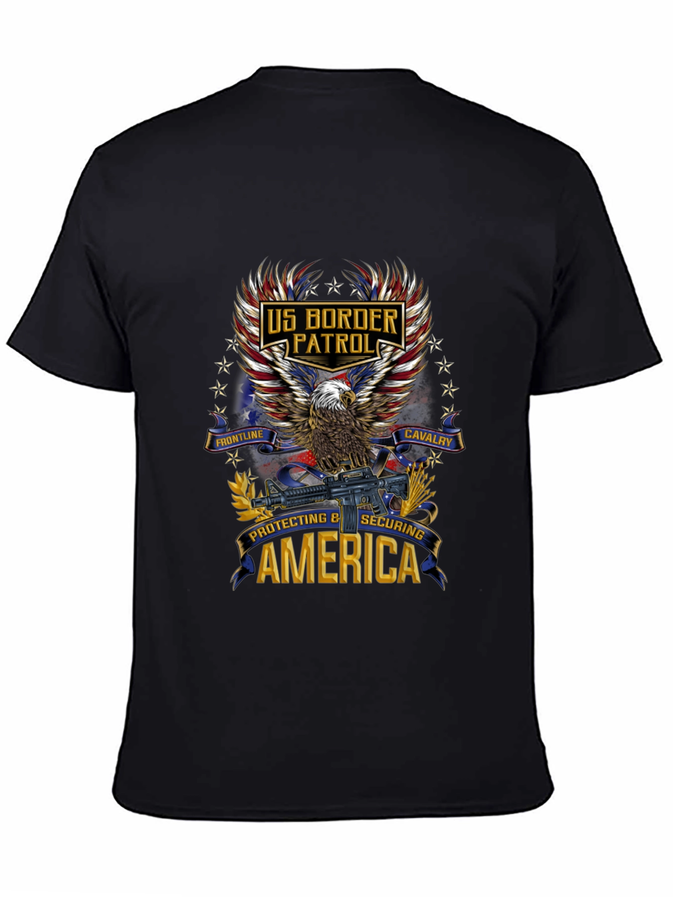 US Border Patrol Eagle Graphic T-Shirt