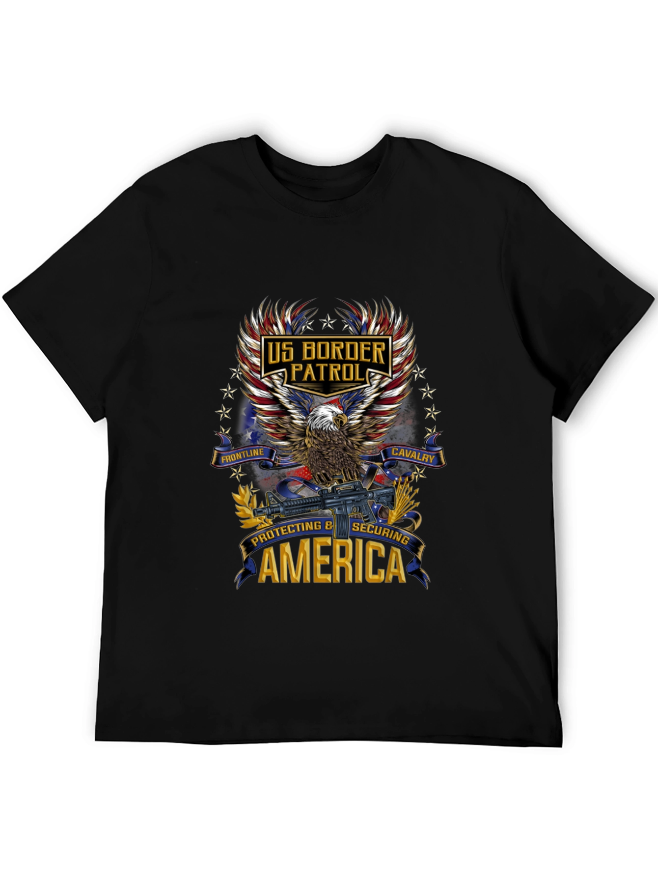 US Border Patrol Eagle Graphic T-Shirt