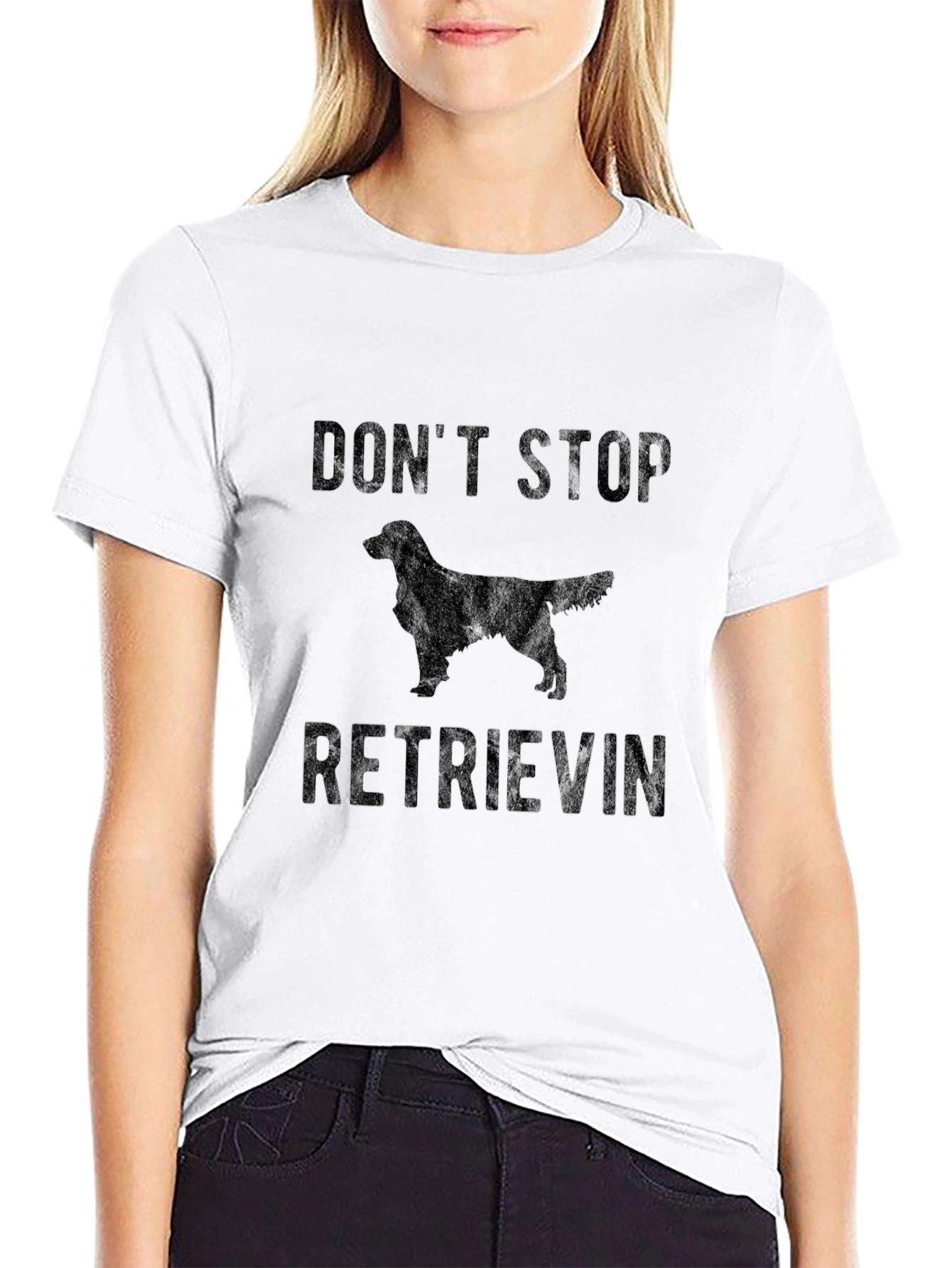 Dont Stop Retrievin Dog Graphic T-Shirt