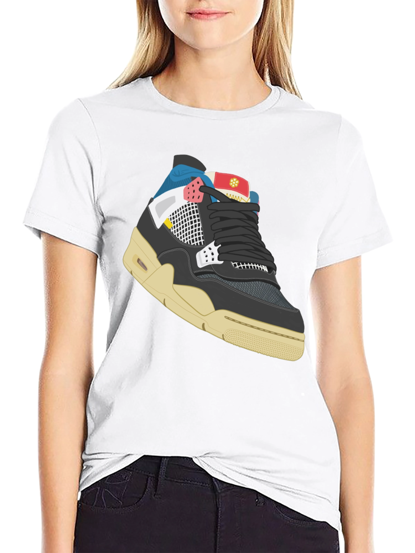 Sneaker Graphic T-Shirt - Trendy Streetwear Tee