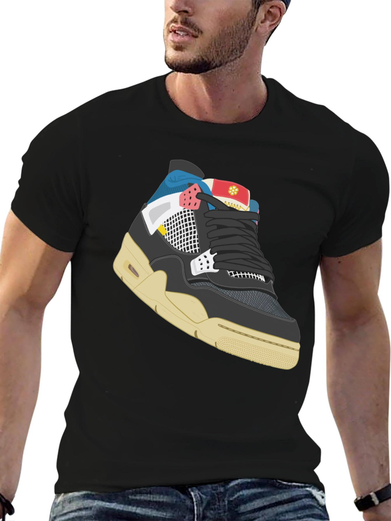 Sneaker Graphic T-Shirt - Trendy Streetwear Tee